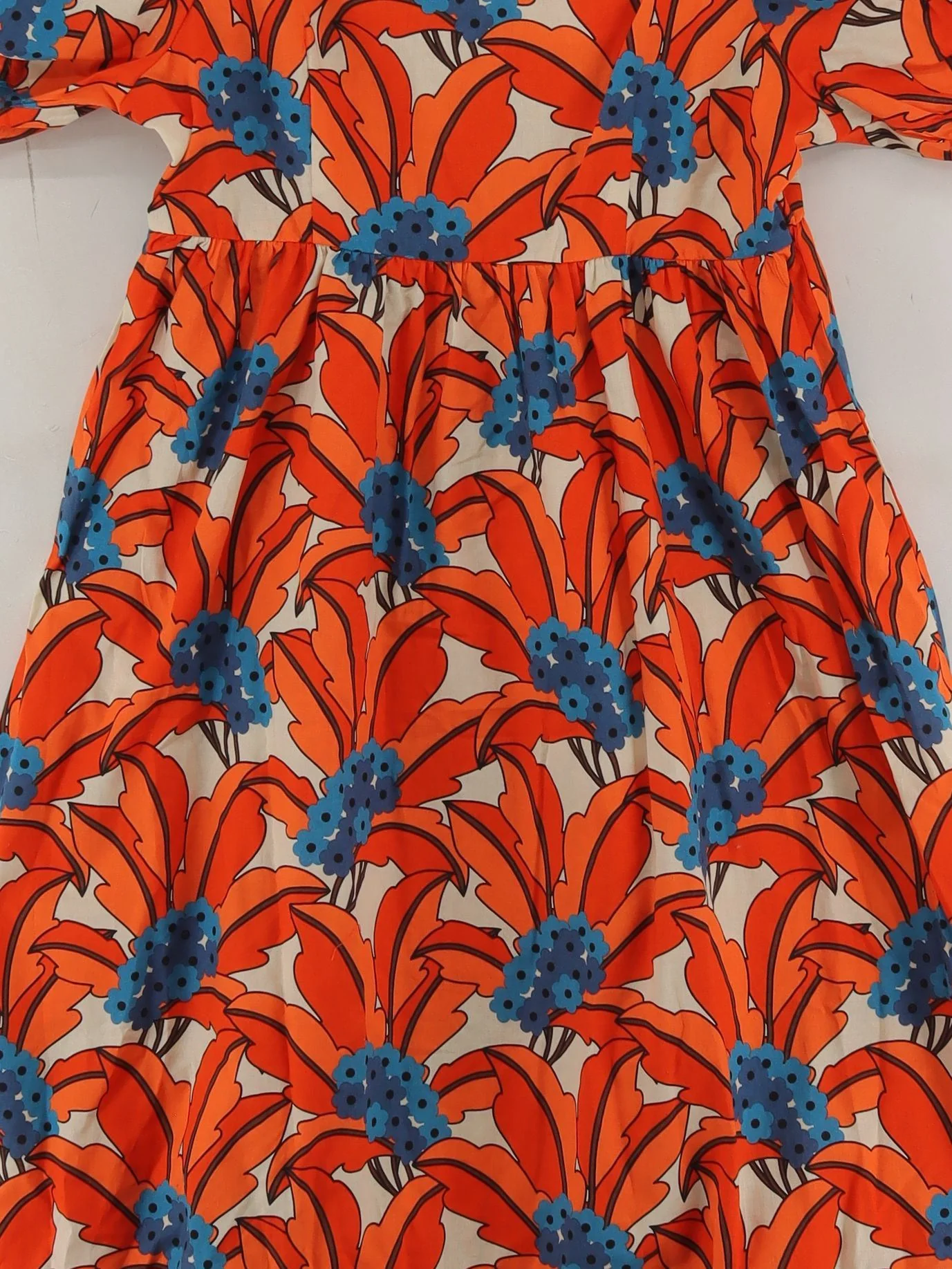 Orla Kiely T-Shirt Midi Dress UK12 in Multi - Image 3