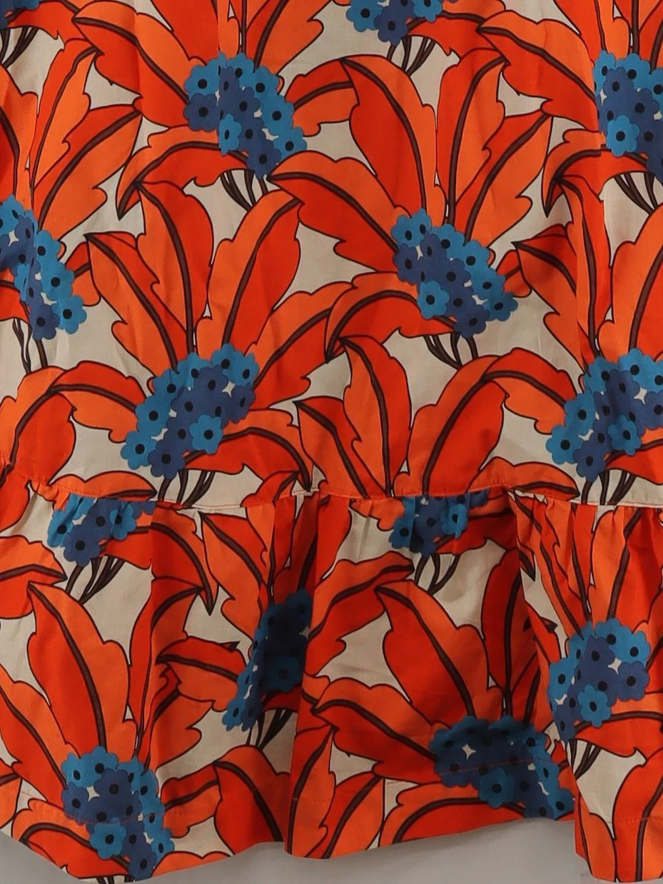 Orla Kiely T-Shirt Midi Dress UK12 in Multi - Image 4