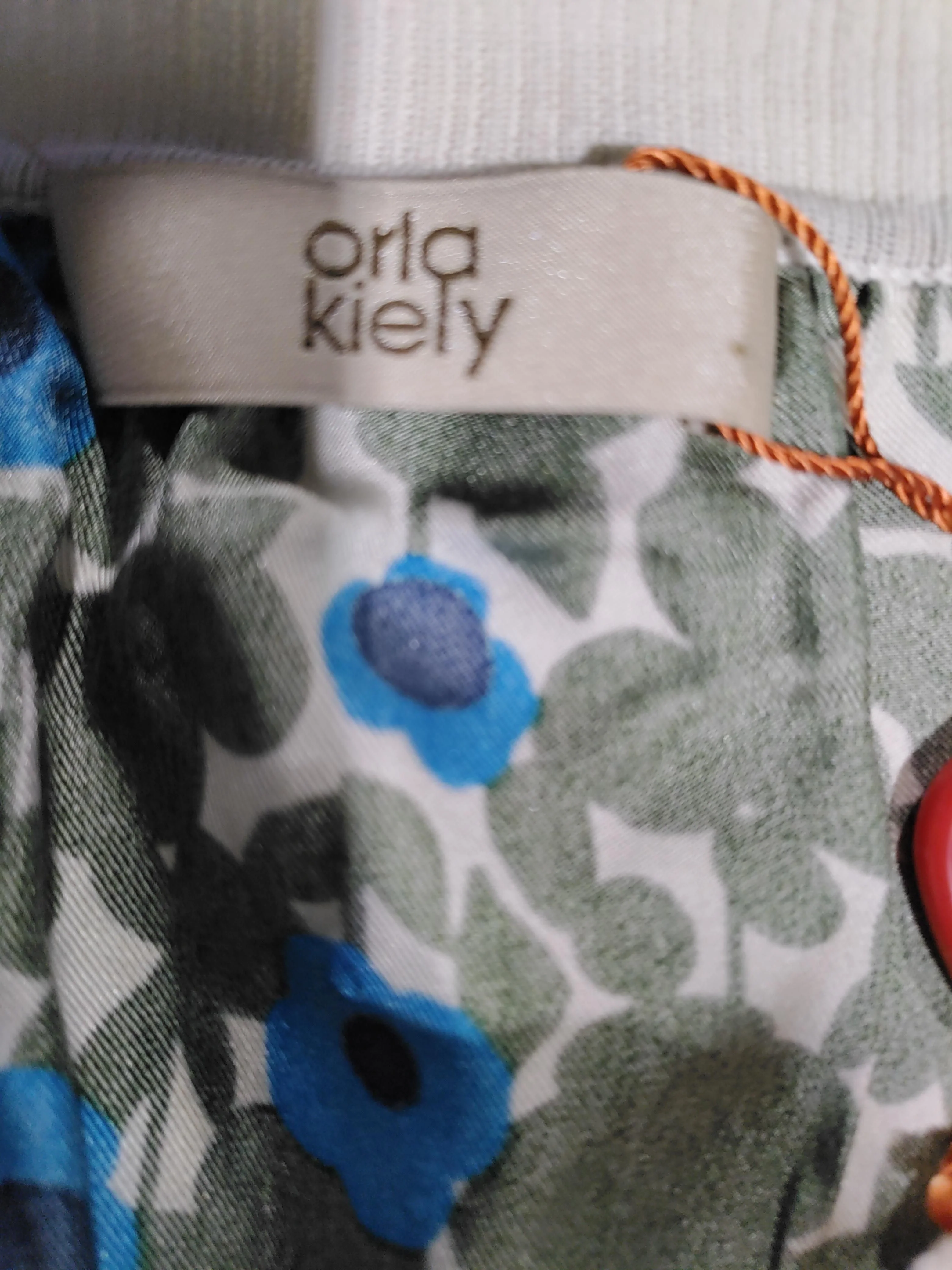 Orla Kiely Women's Cardigan S Cream Floral 100% Other Round Neck Cardigan - Image 5