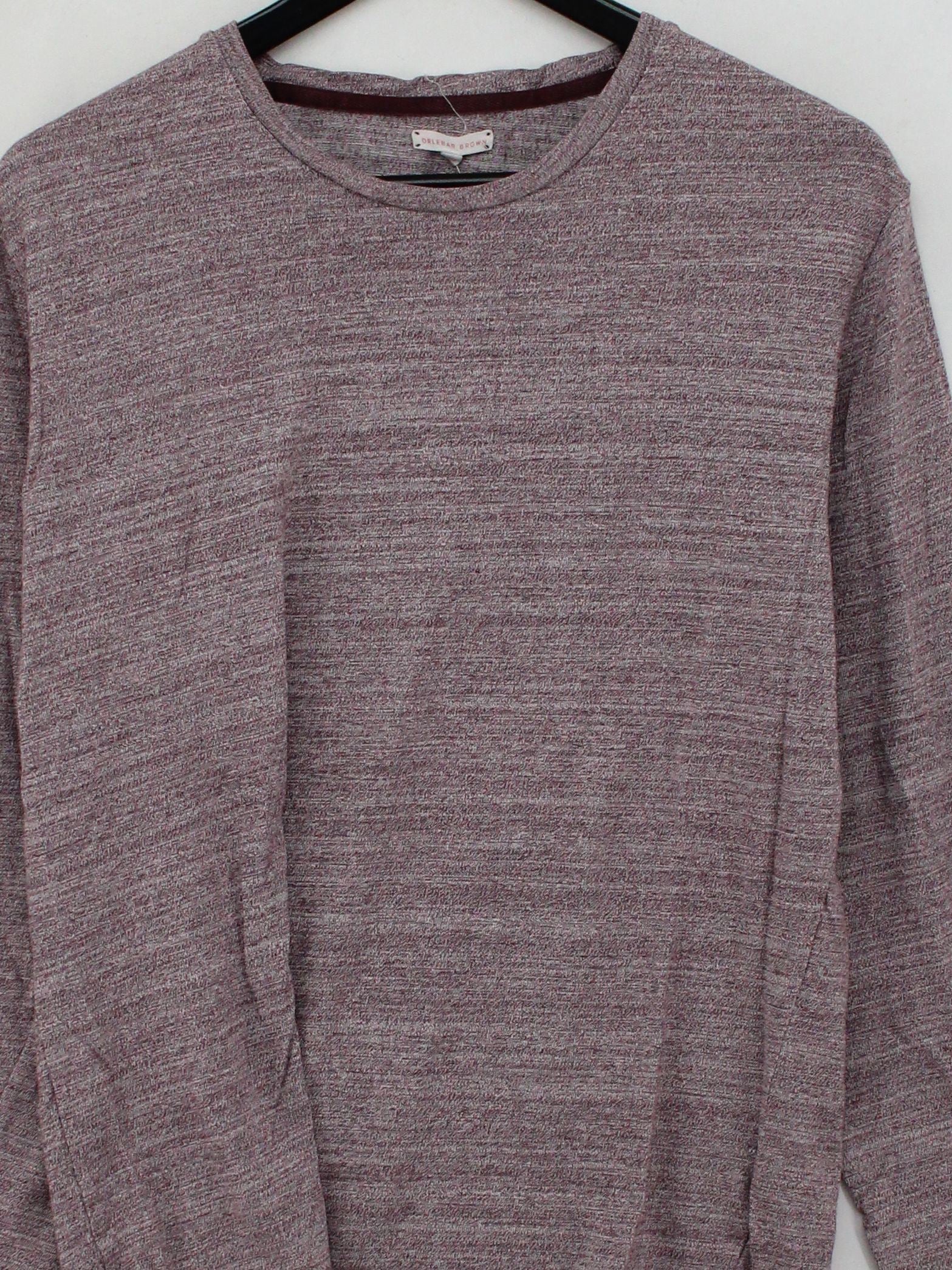 Orlebar Brown Men's Jumper L Purple 100% Cotton Round Neck Pullover - Image 3