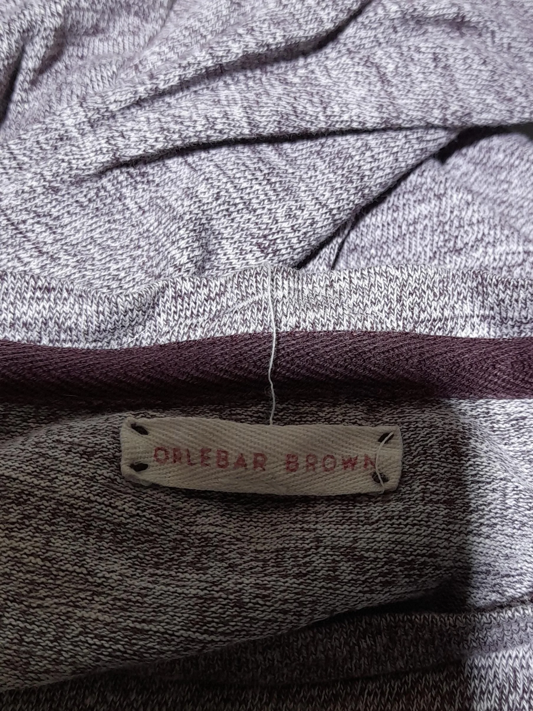 Orlebar Brown Men's Jumper L Purple 100% Cotton Round Neck Pullover - Image 5