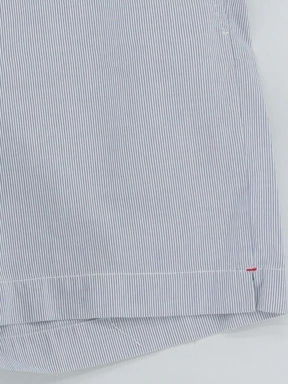 Orlebar Brown Men's Shorts W 34 in Blue Striped 100% Cotton Chino - Image 4