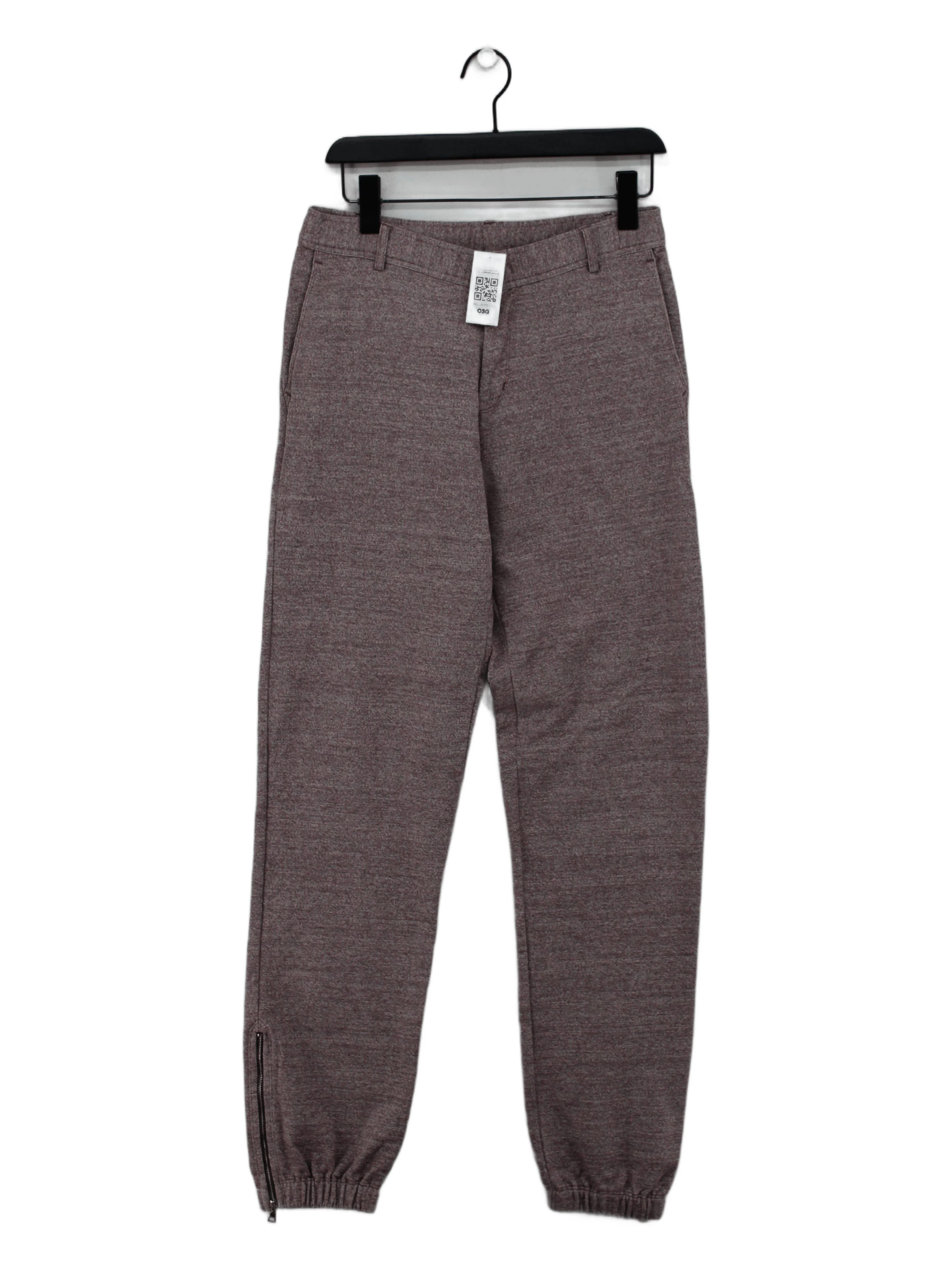 Orlebar Brown Men's Sports Bottoms S Red 100% Cotton Tapered Sweatpants