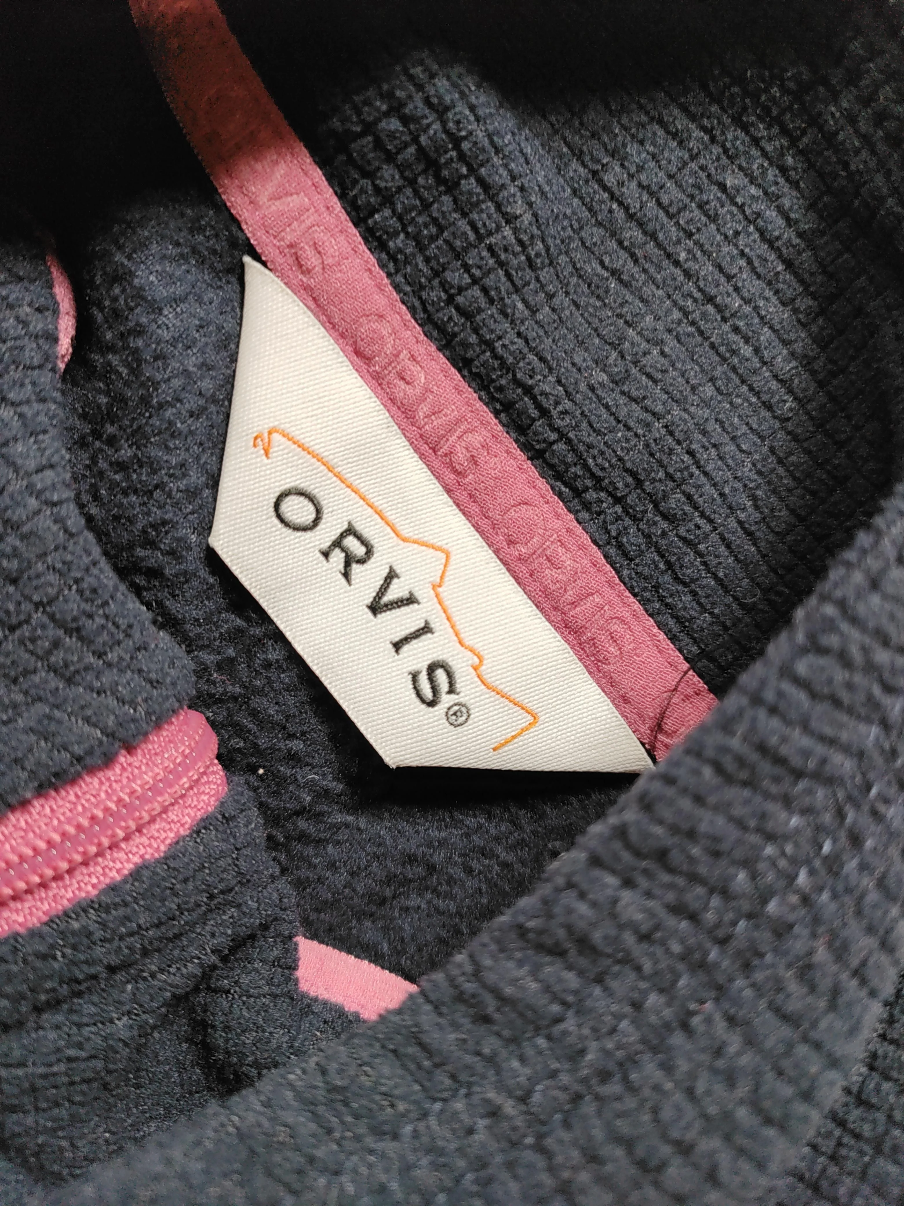 Orvis Women's Hoodie S Blue 100% Polyester Pullover - Image 5