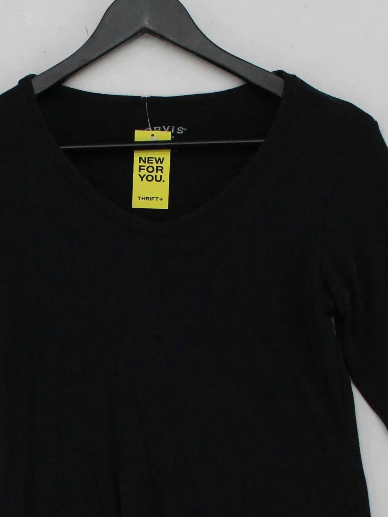 Orvis Women's Top M Black Cotton with Lyocell Modal, Spandex Basic - Image 3