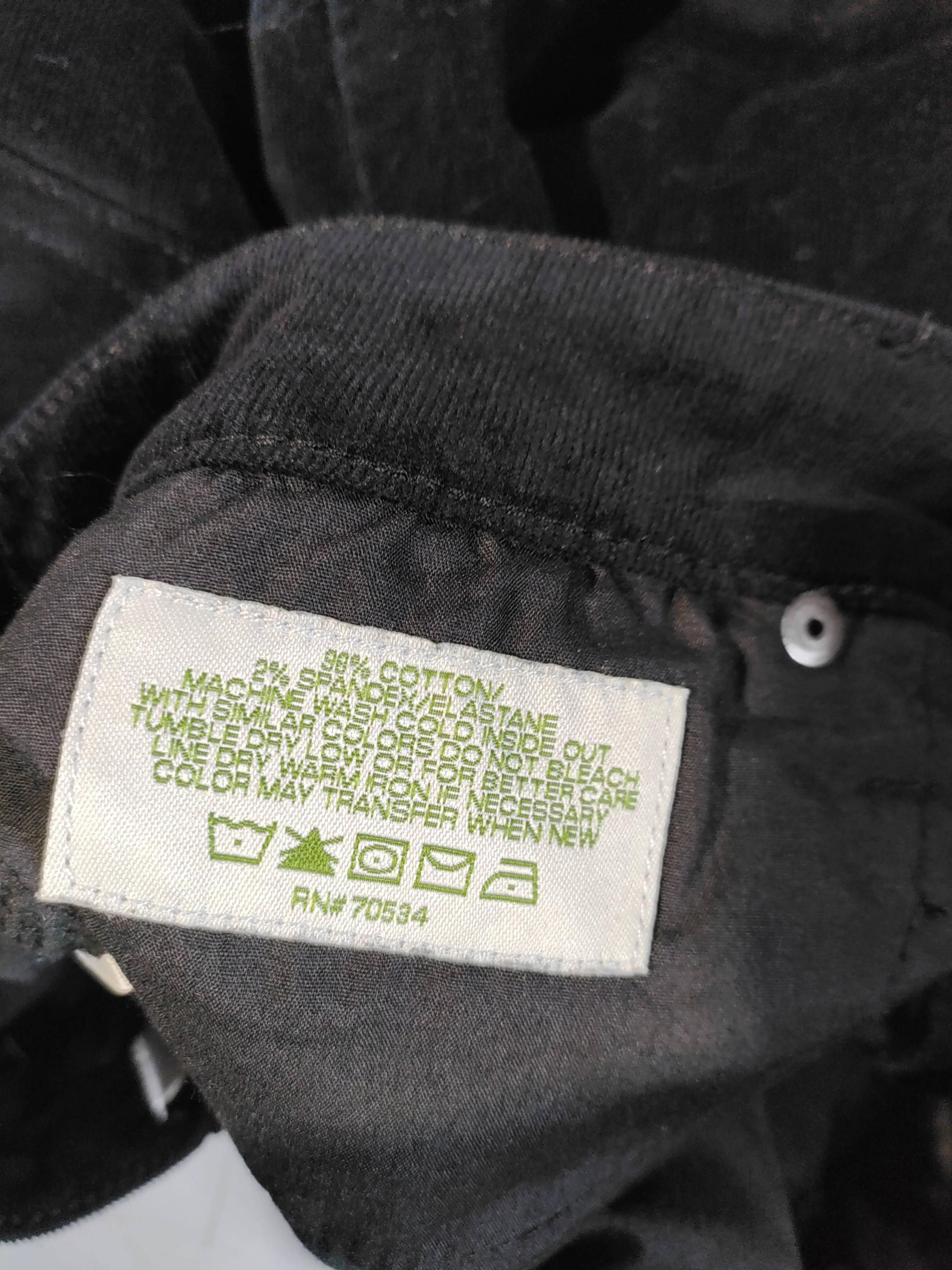 Orvis Women's Trousers UK 14 Black Cotton with Elastane Straight Chino - Image 6