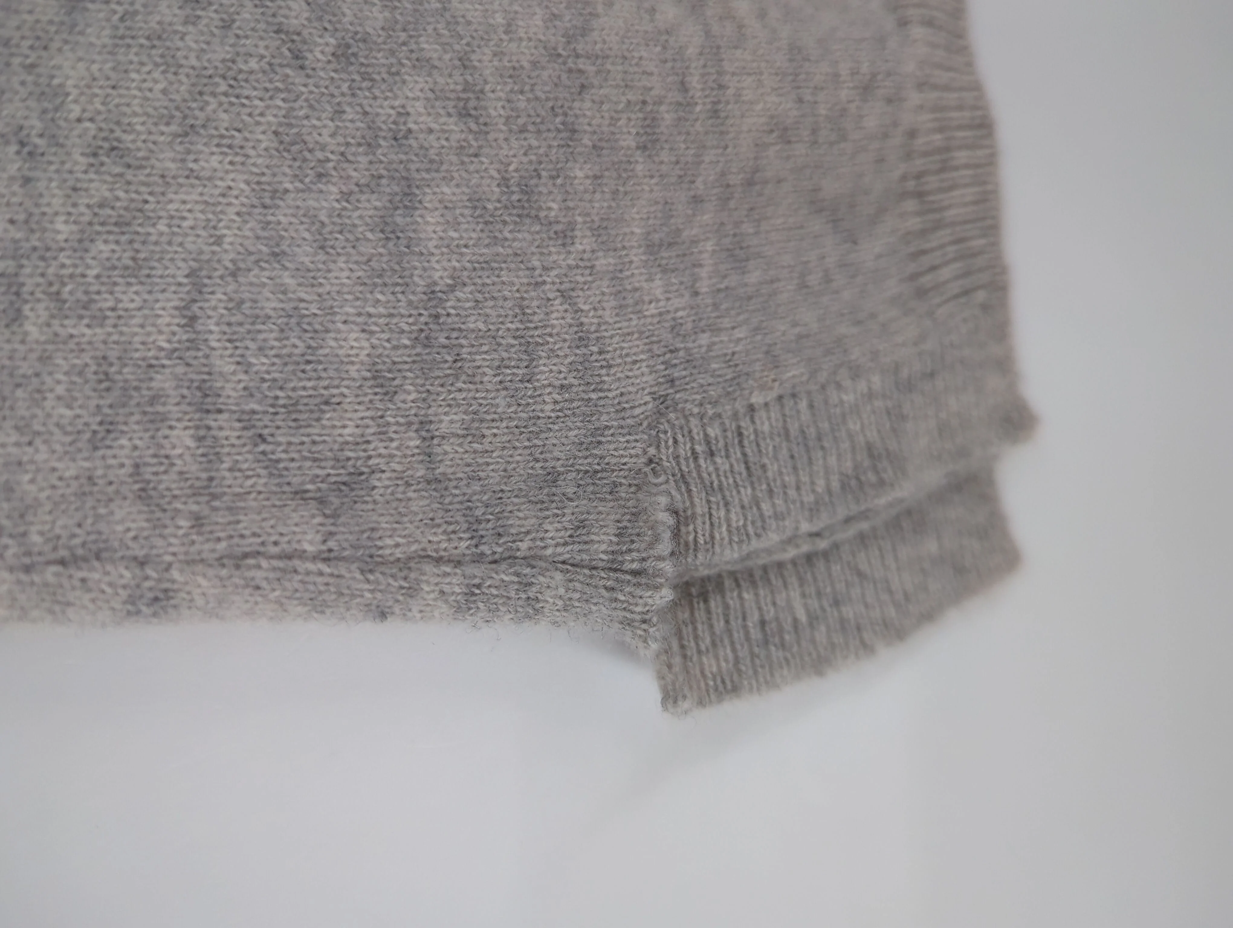 Orwell + Austen Women's Jumper S Grey 100% Cashmere Round Neck Pullover - Image 5