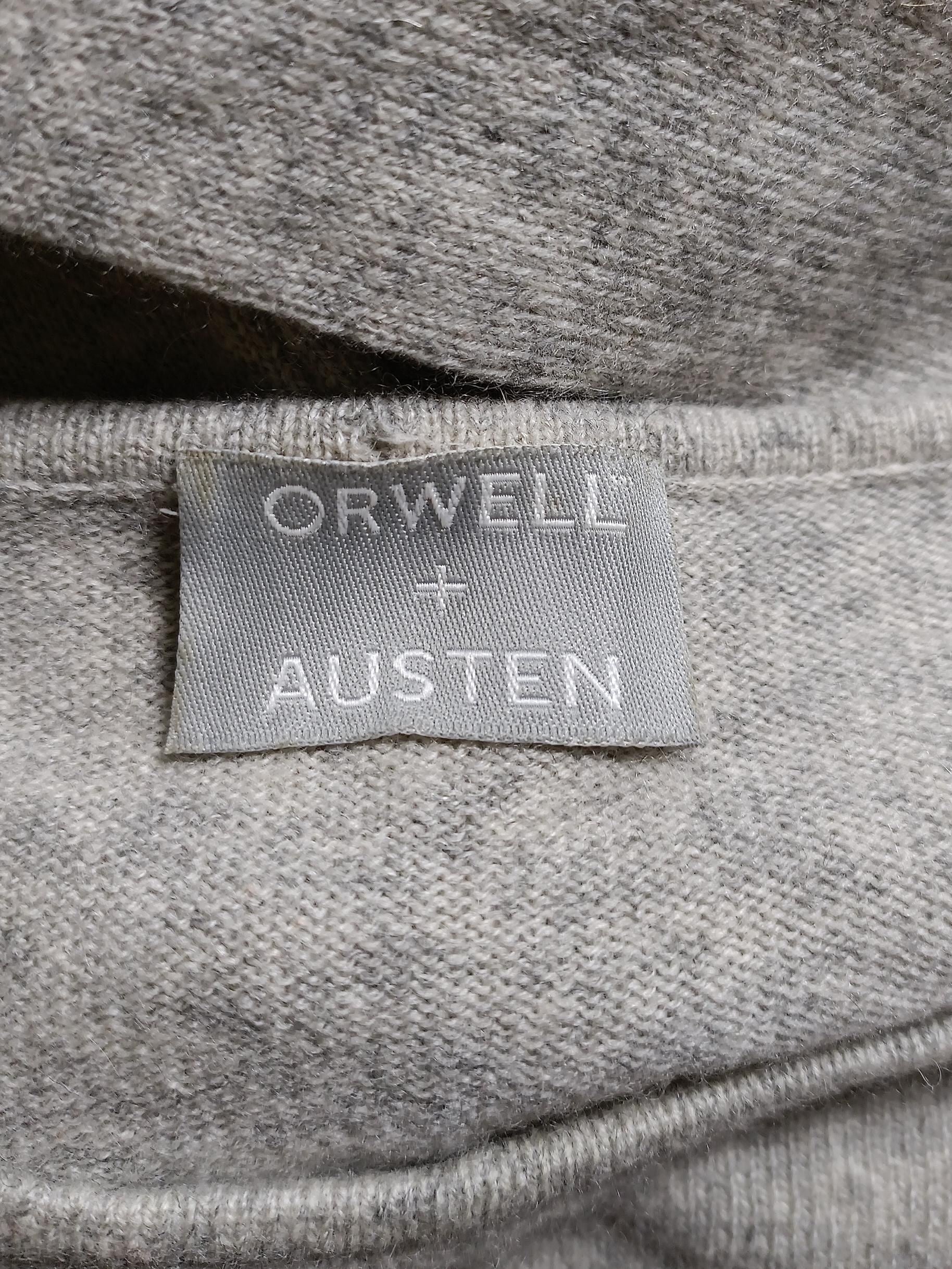 Orwell + Austen Women's Jumper S Grey 100% Cashmere Round Neck Pullover - Image 6