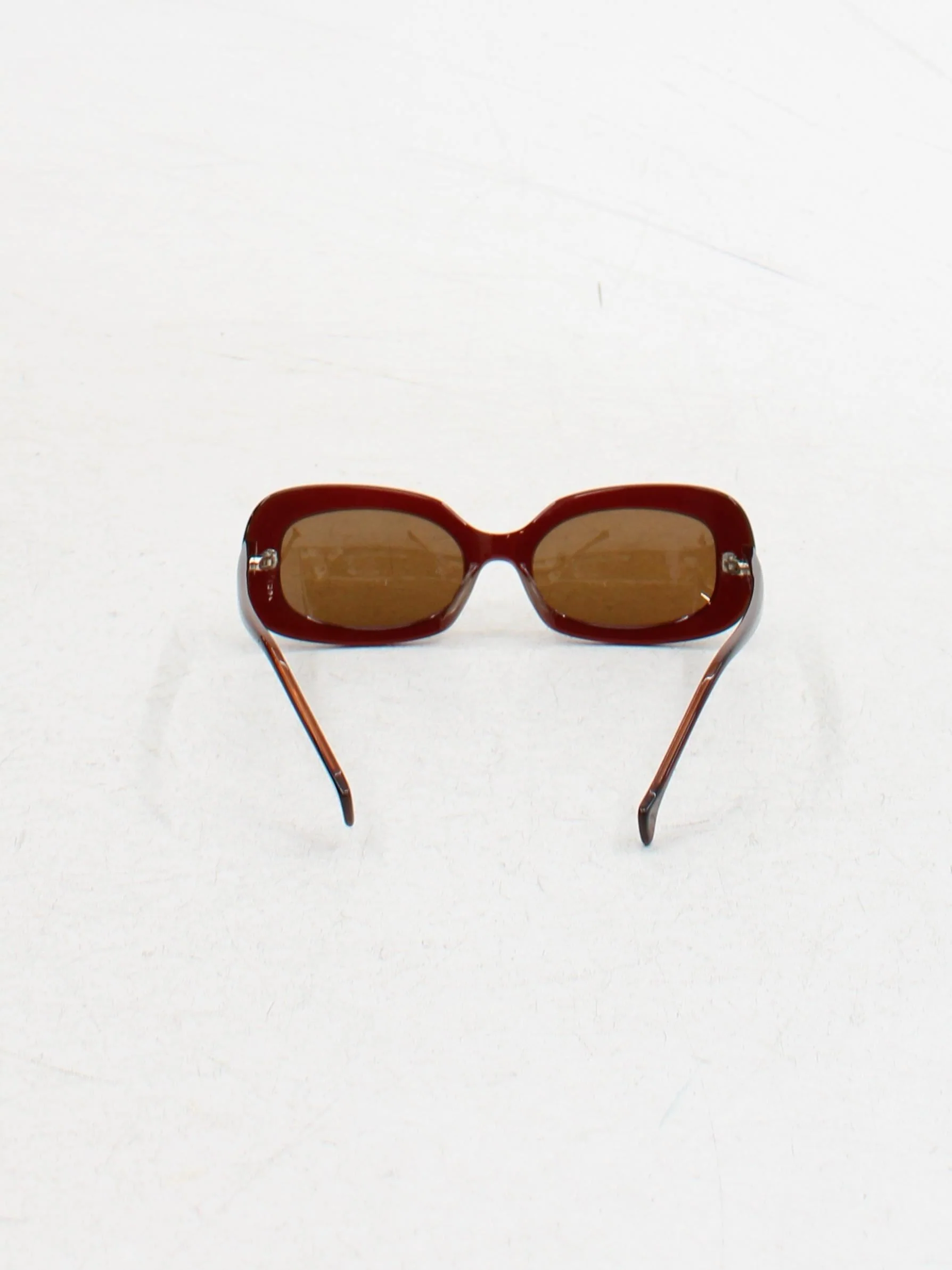 Oscar De La Renta Men's Sunglasses Red Oval - Image 2