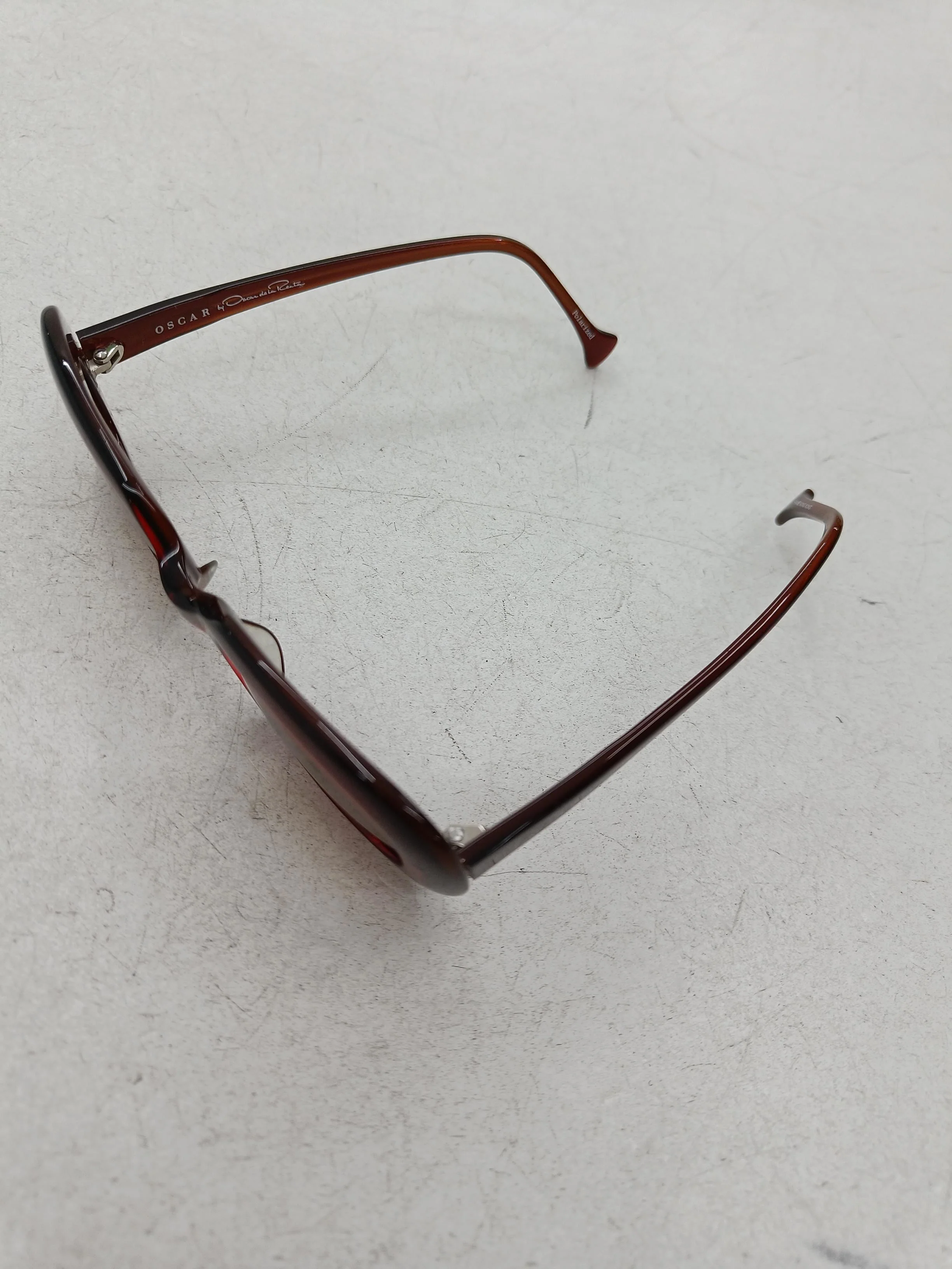 Oscar De La Renta Men's Sunglasses Red Oval - Image 4