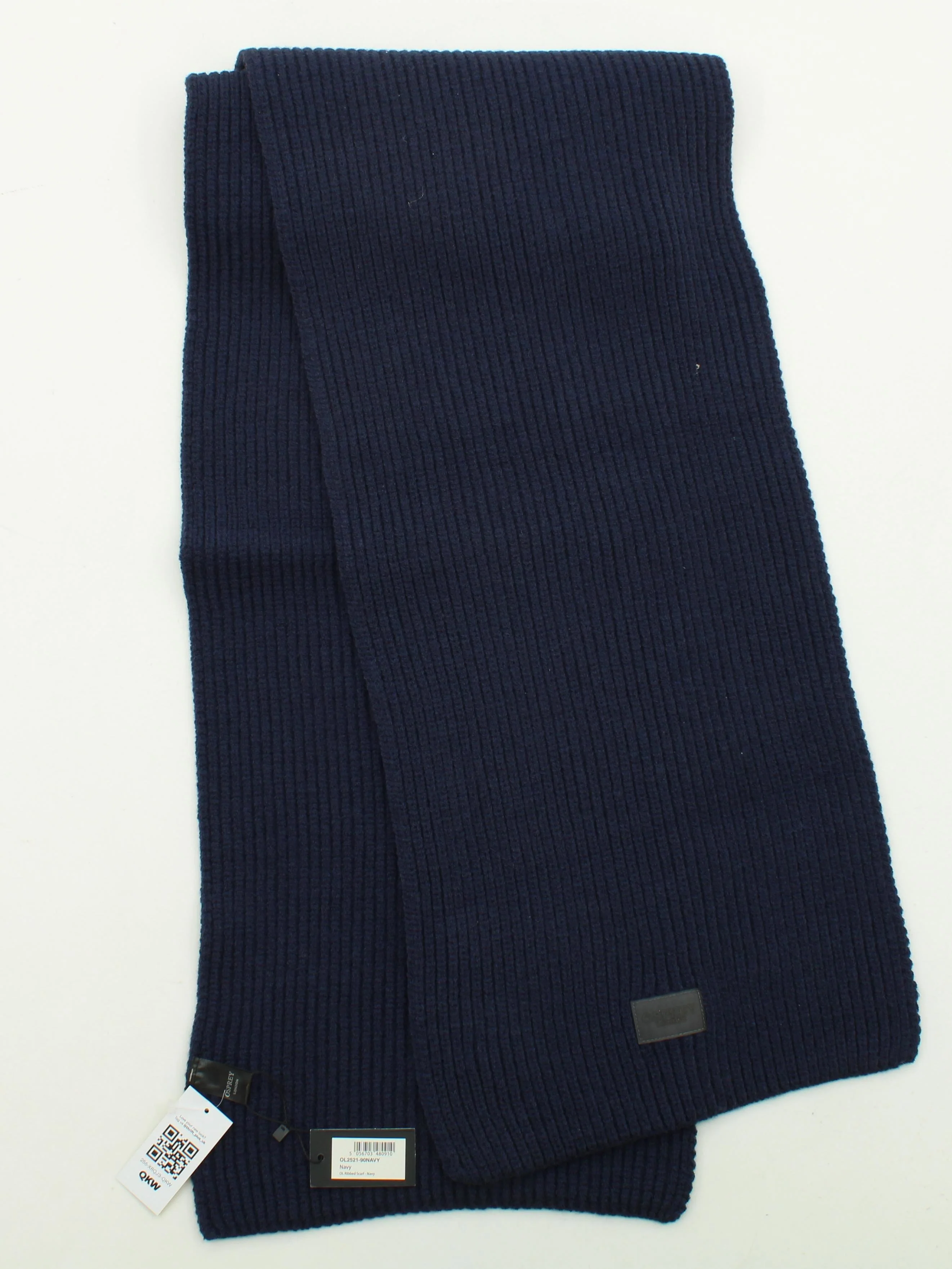 Osprey London Men's Scarf Blue Acrylic with Polyester, Nylon Scarf - Image 2