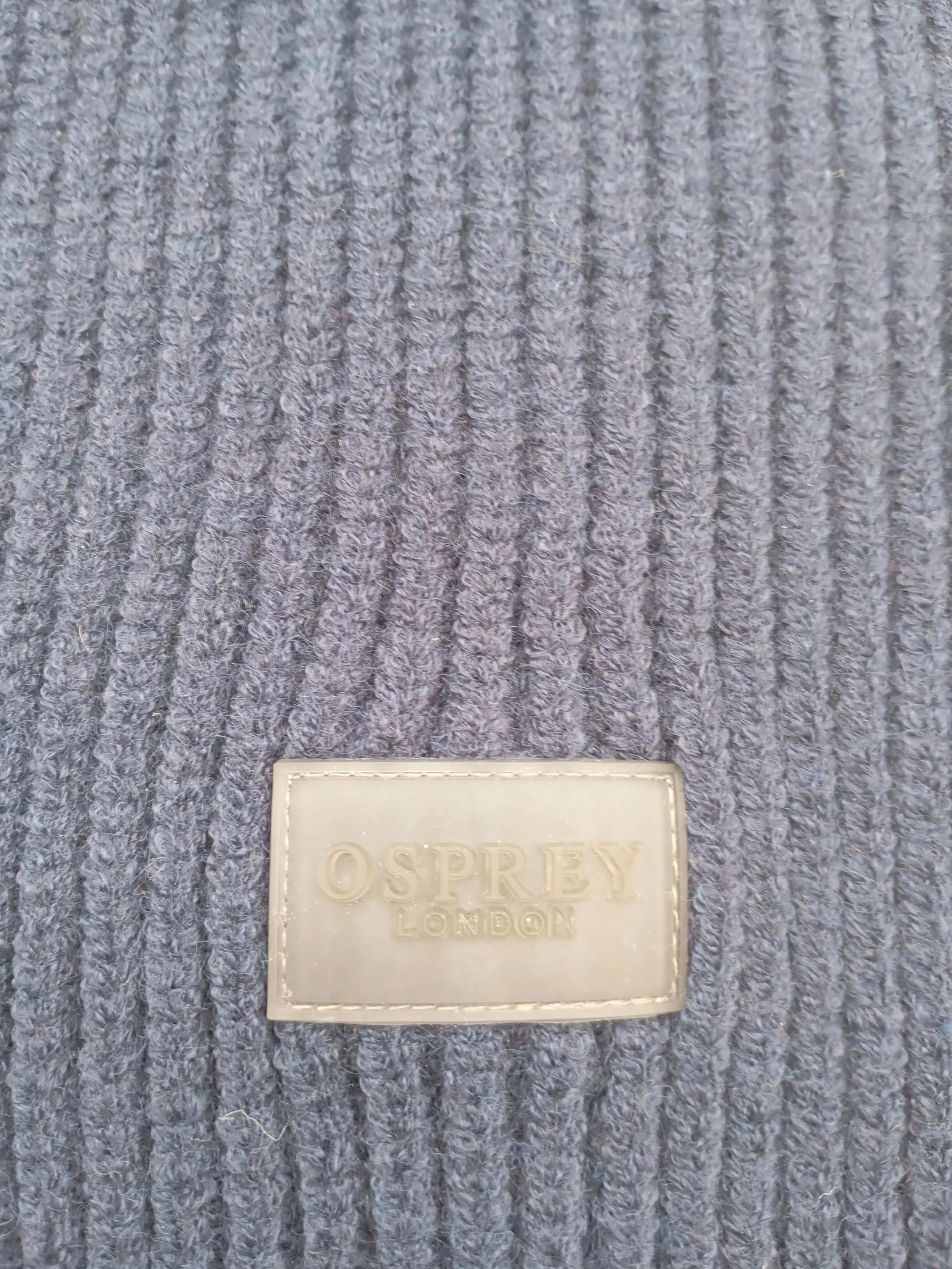 Osprey London Men's Scarf Blue Acrylic with Polyester, Nylon Scarf - Image 3