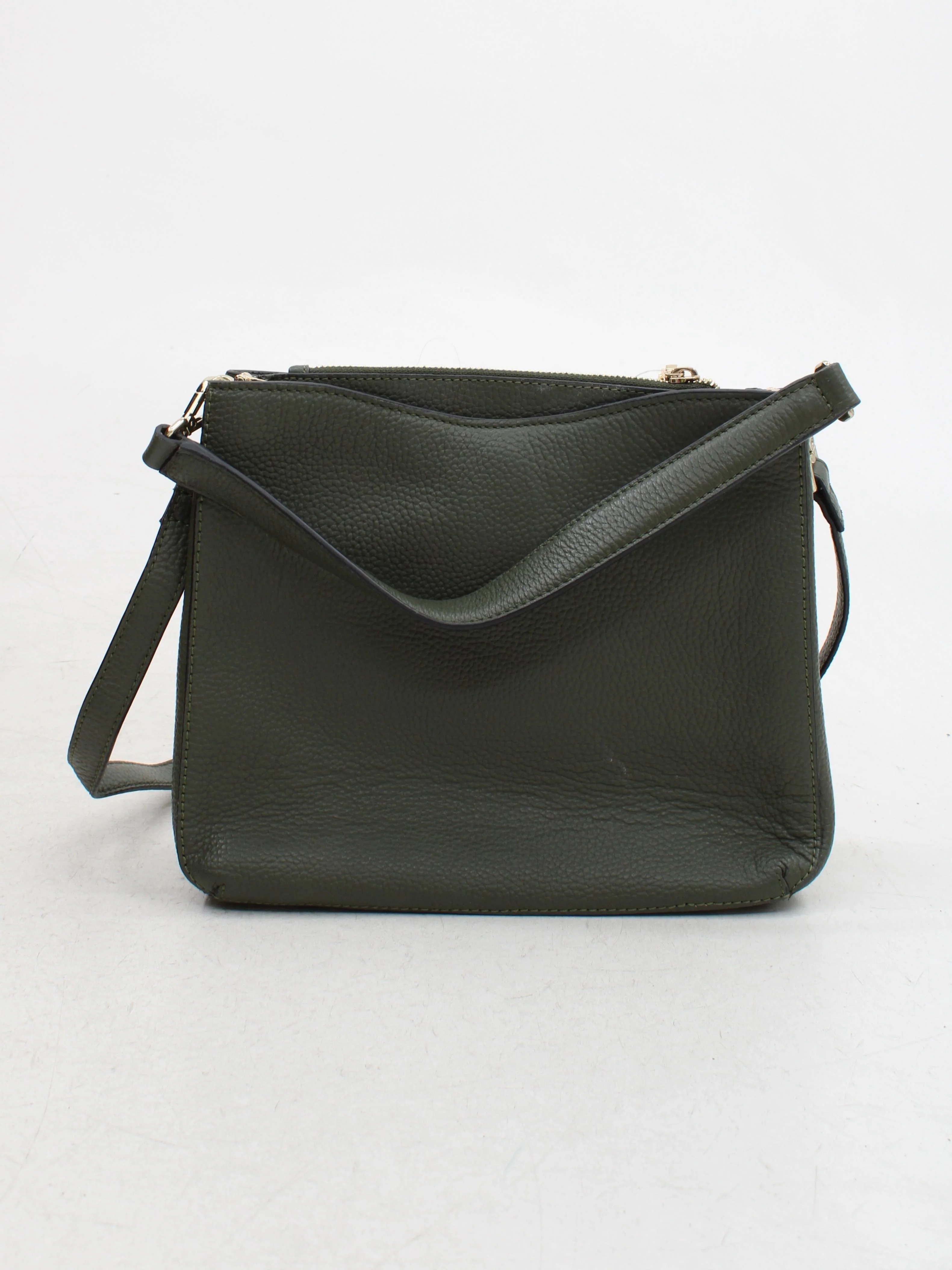 Osprey London Women's Bag Green 100% Leather Crossbody - Image 2