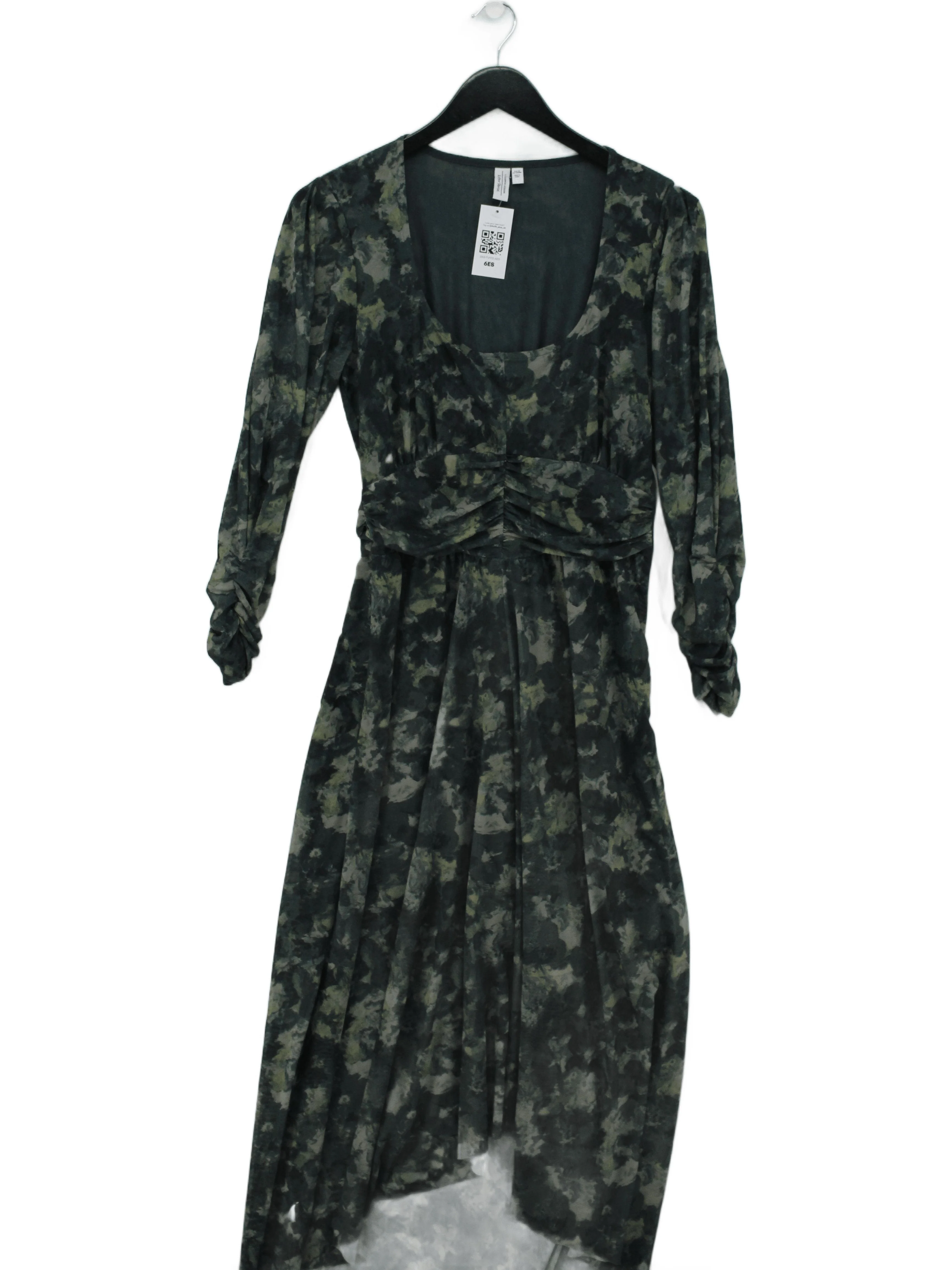 & Other Stories A-Line Midi Dress in Green