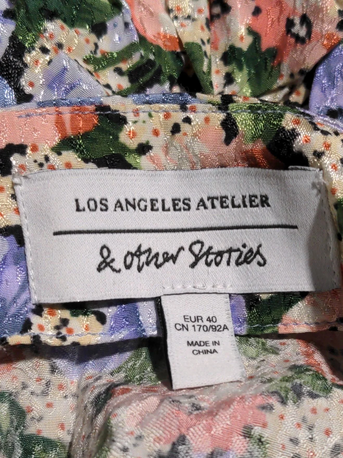 & Other Stories A-Line Midi Dress in Multi - Image 5