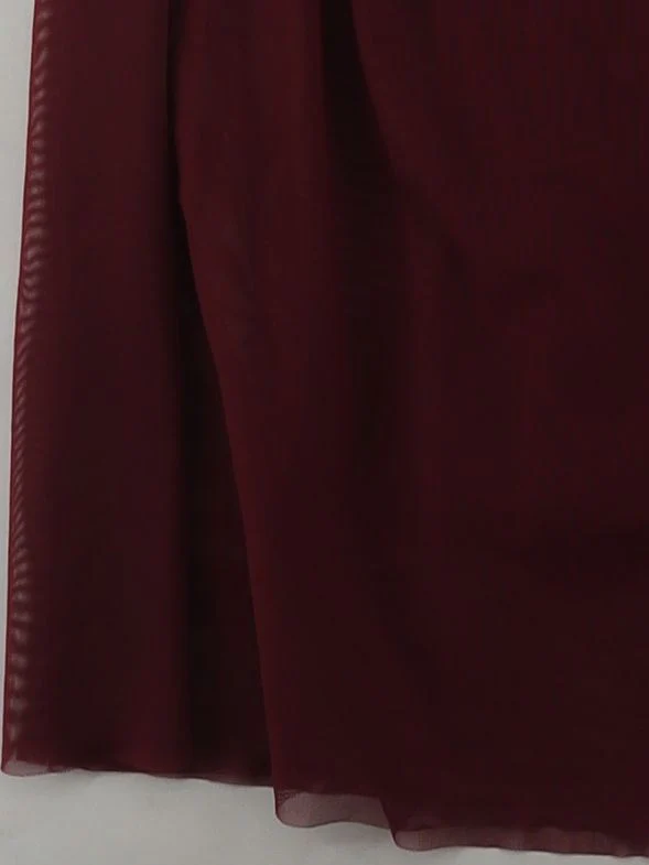 & Other Stories Bodycon Midi Dress M in Red - Image 4