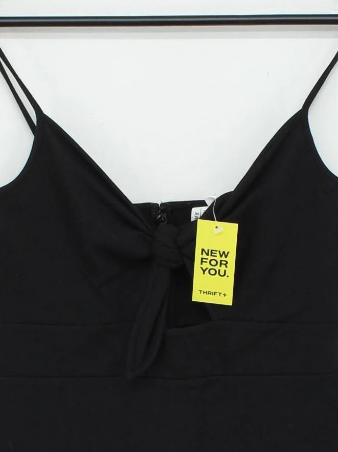 & Other Stories Bodycon Midi Dress UK8 in Black - Image 3