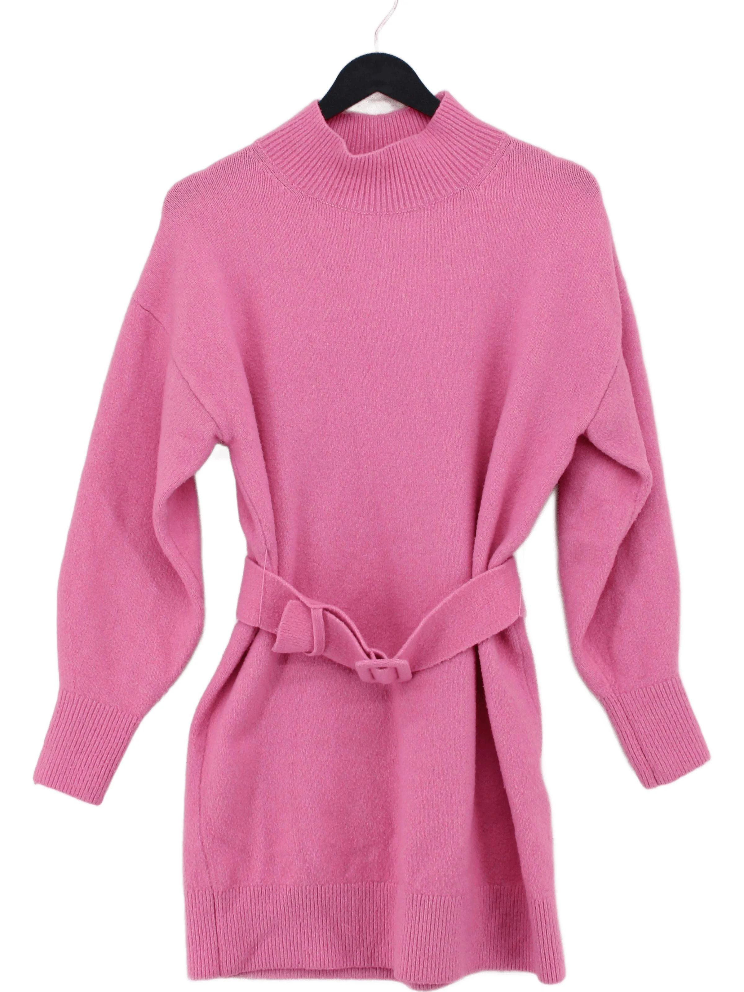 & Other Stories Jumper Mini Dress XS in Pink