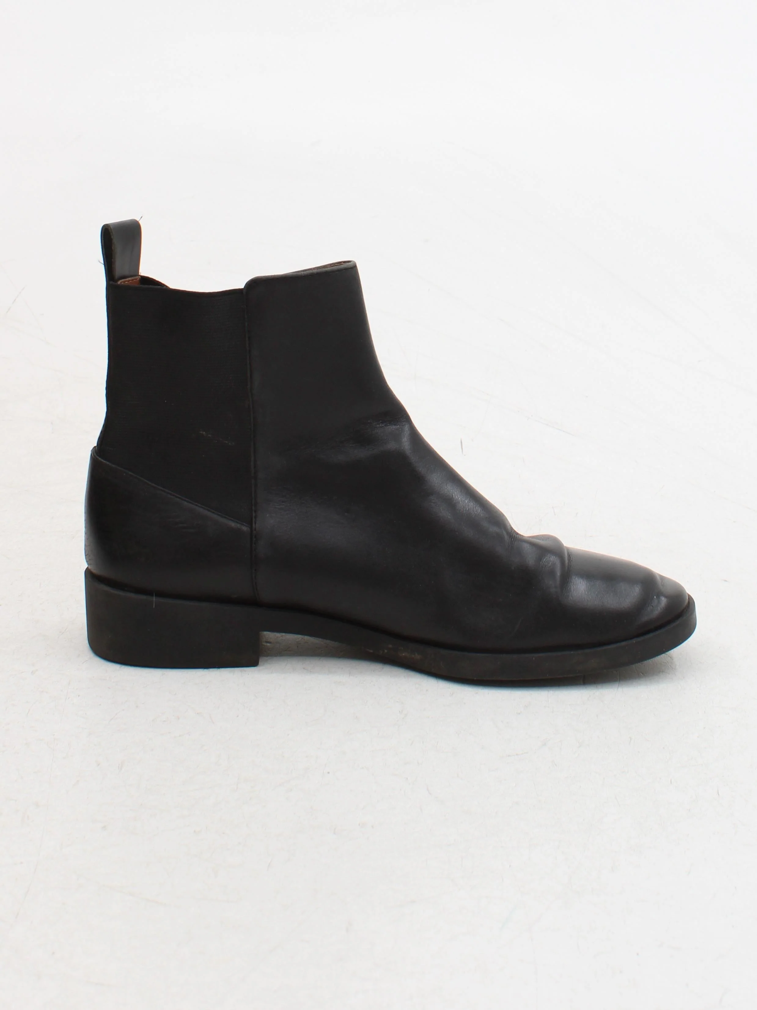 & Other Stories Men's Boots UK 5 Black 100% Leather Chelsea - Image 5