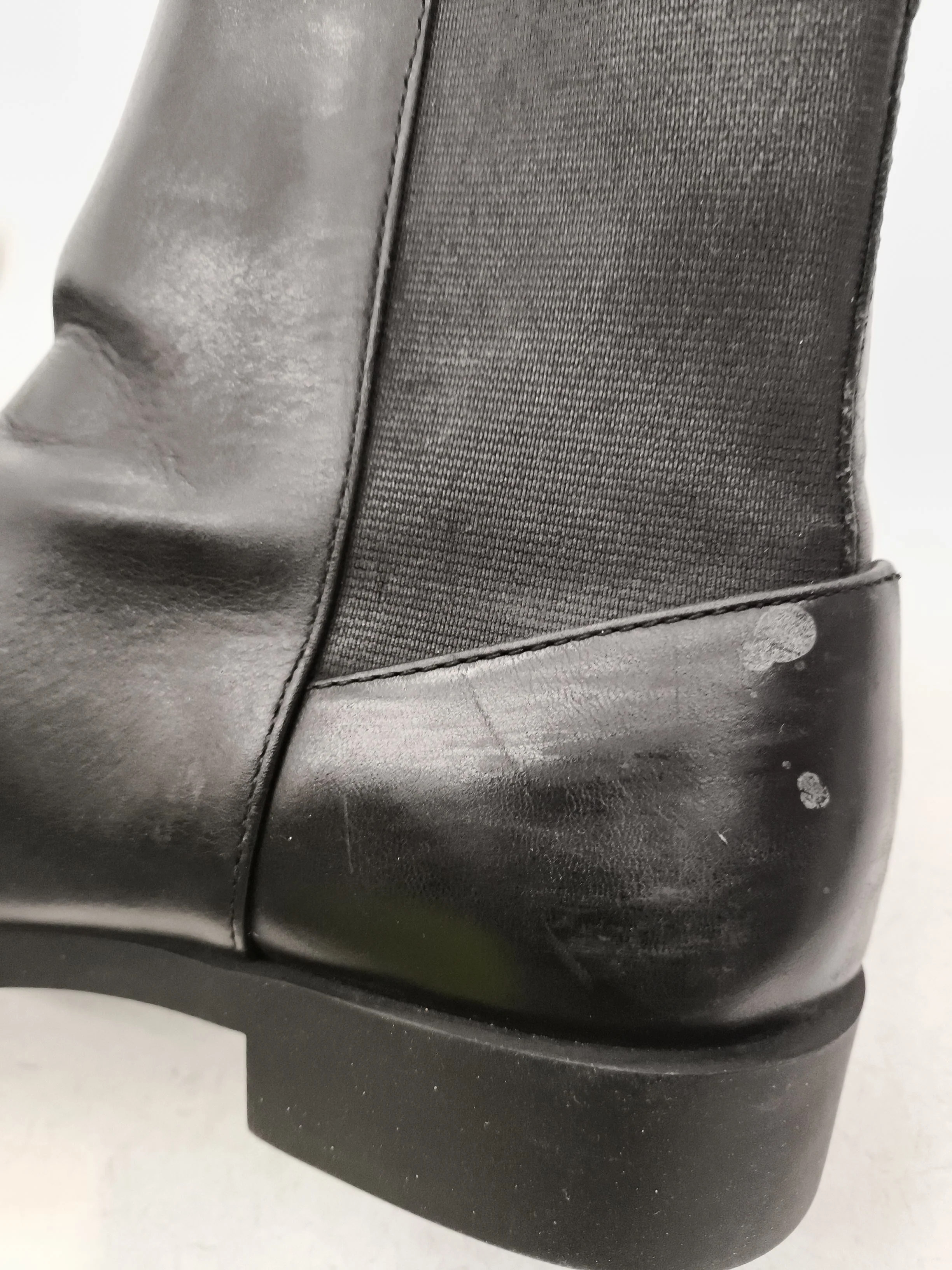 & Other Stories Men's Boots UK 5 Black 100% Leather Chelsea - Image 8