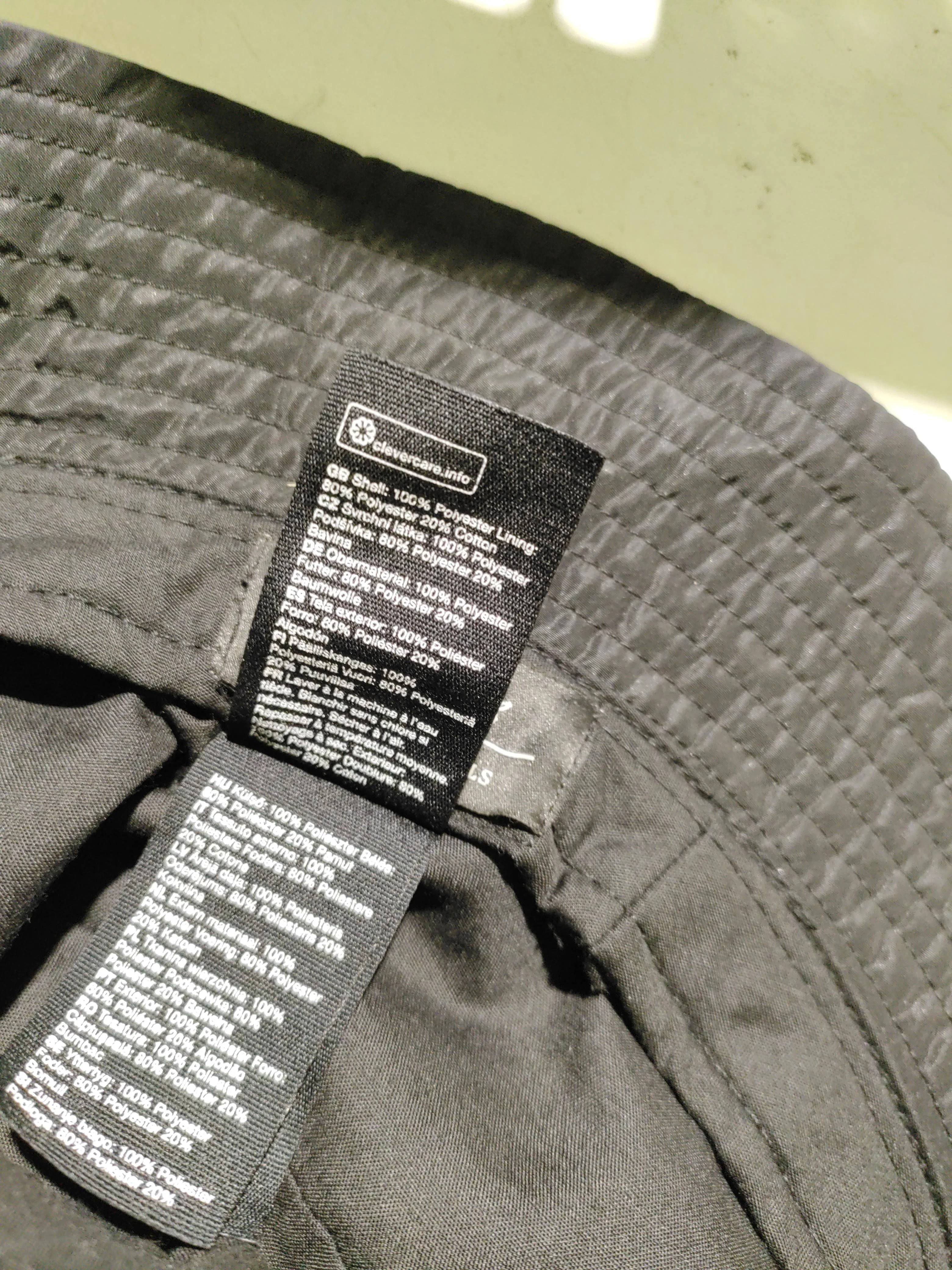 & Other Stories Men's Hat M Black Polyester with Cotton Bucket Hat - Image 6