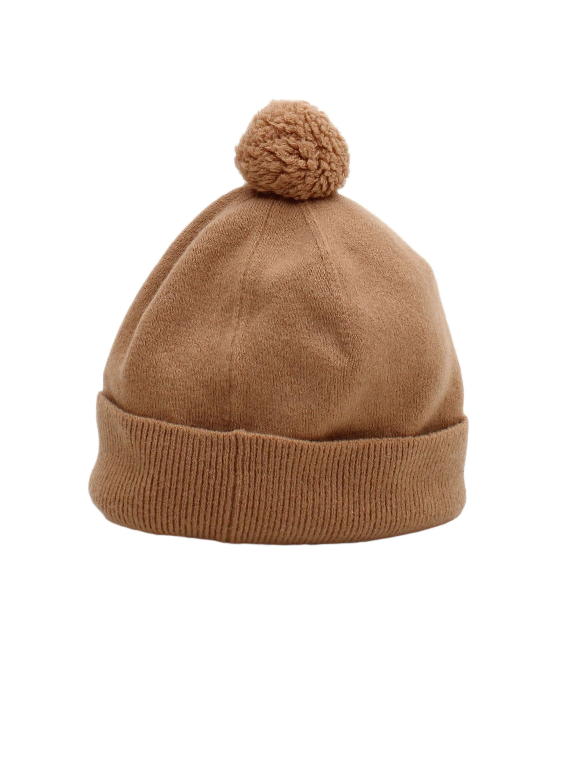 & Other Stories Men's Hat M Tan Wool with Polyamide, Elastane Beanie
