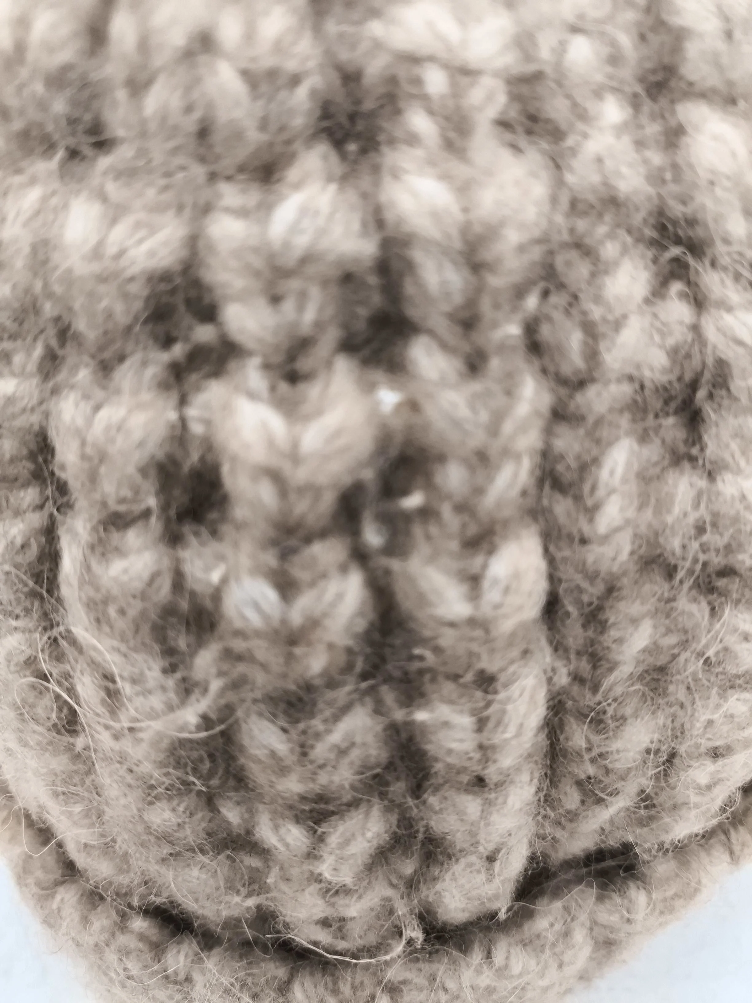& Other Stories Men's Hat Tan Wool with Polyamide, Acrylic, Angora Beanie - Image 3