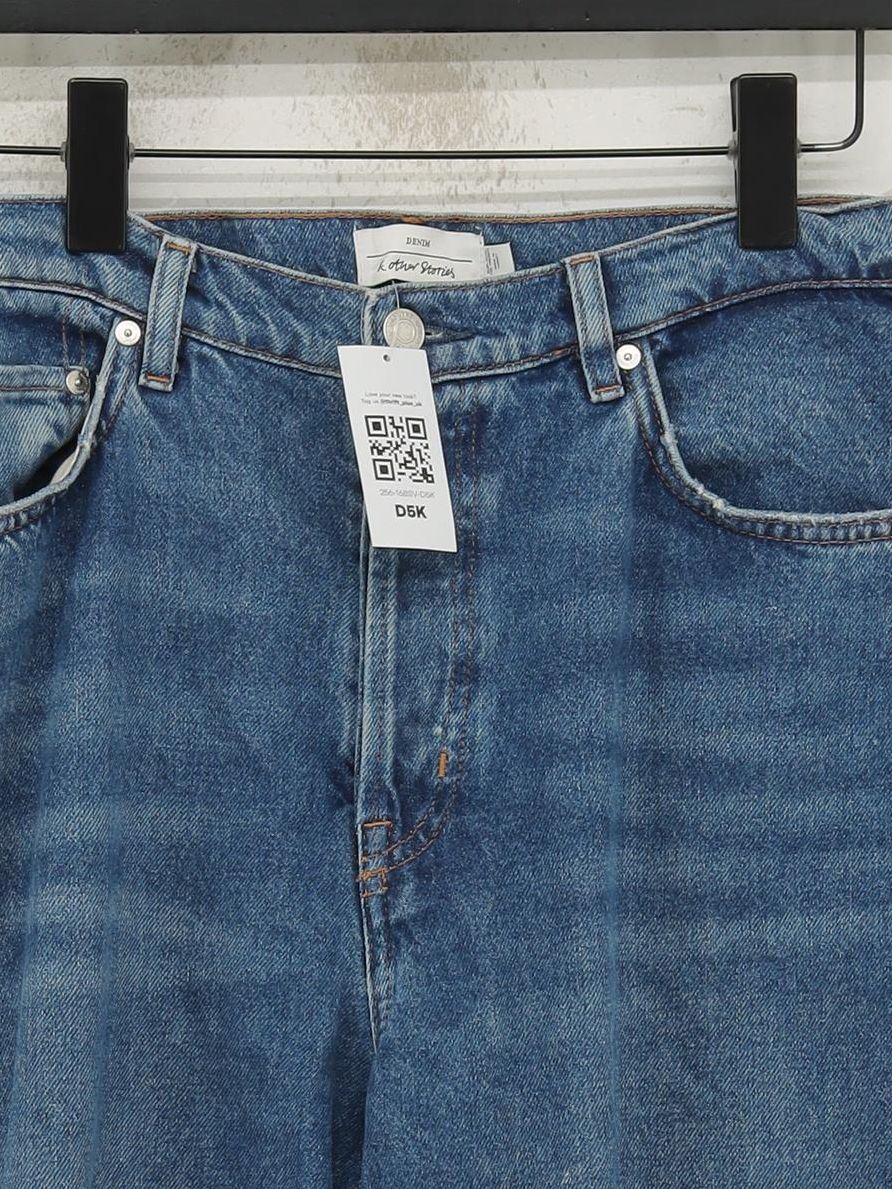 & Other Stories Men's Jeans S Blue 100% Cotton Straight - Image 3