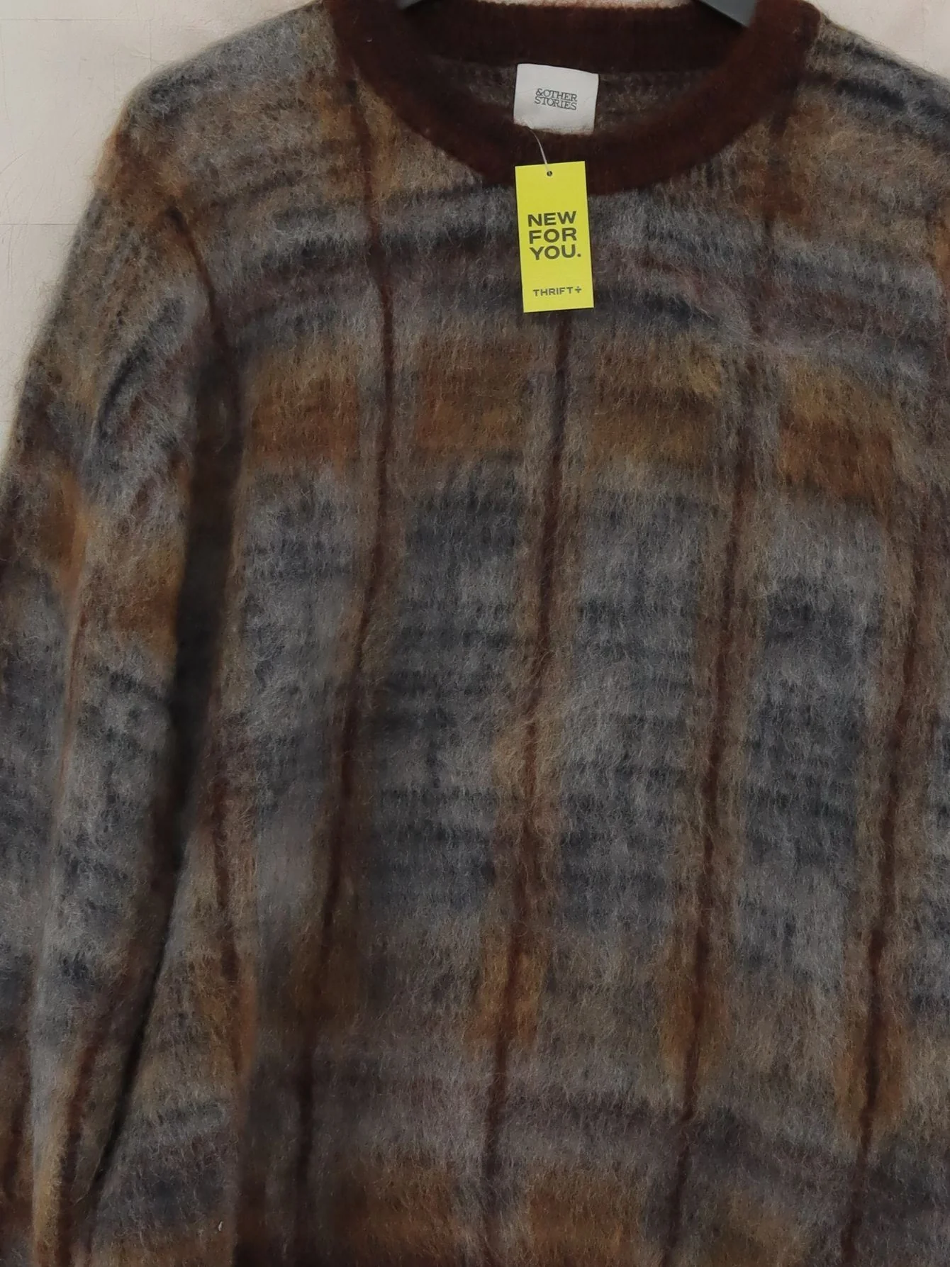 & Other Stories Men's Jumper L Multi Polyamide - Image 3