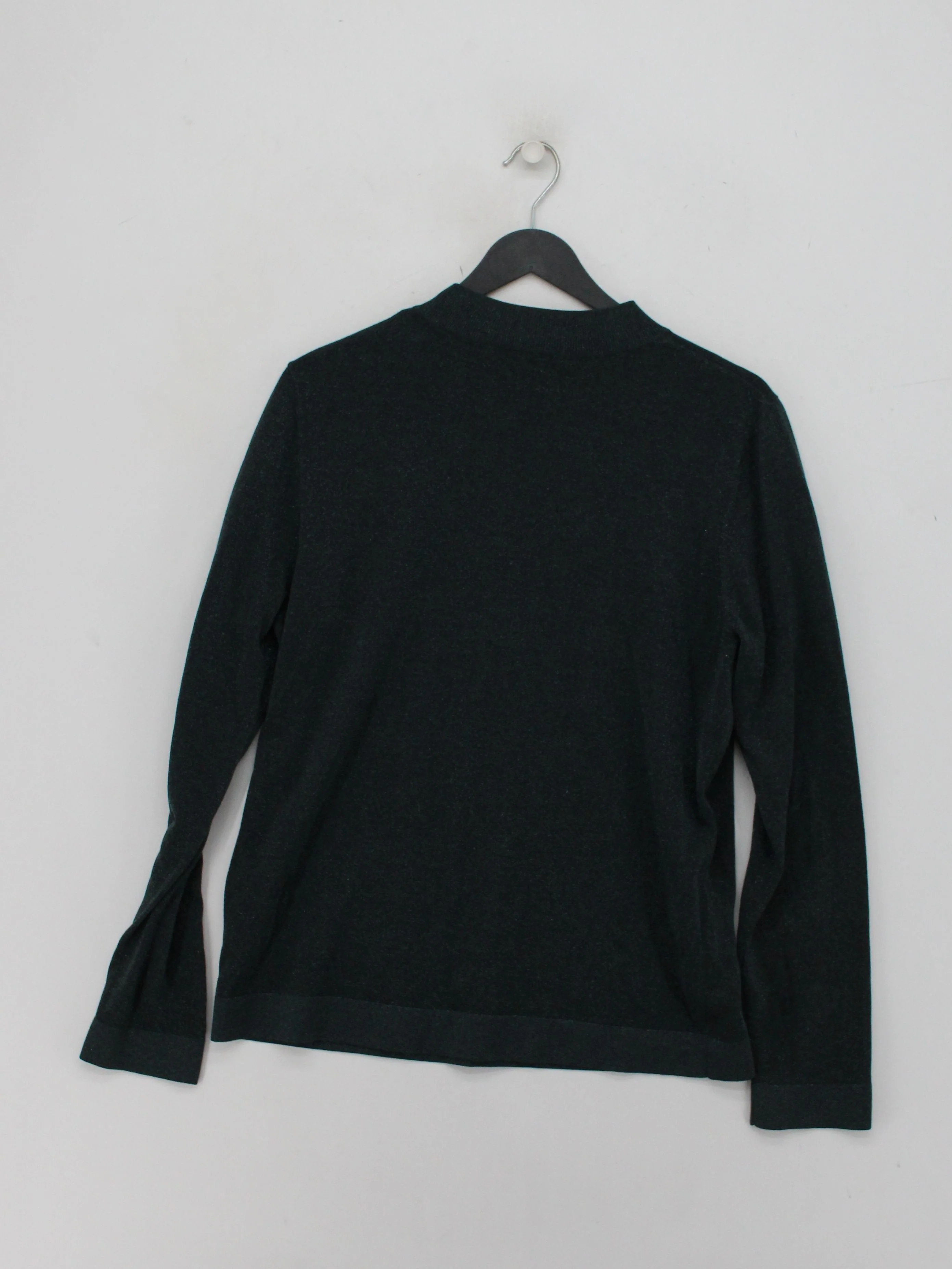 & Other Stories Men's Jumper M Green Lyocell Modal with Wool, Polyester Pullover - Image 2