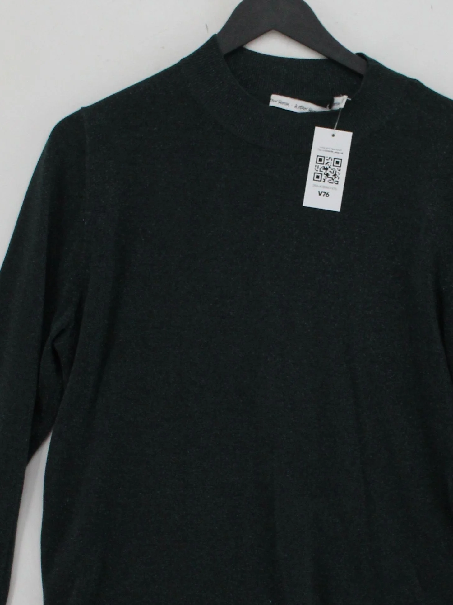 & Other Stories Men's Jumper M Green Lyocell Modal with Wool, Polyester Pullover - Image 3