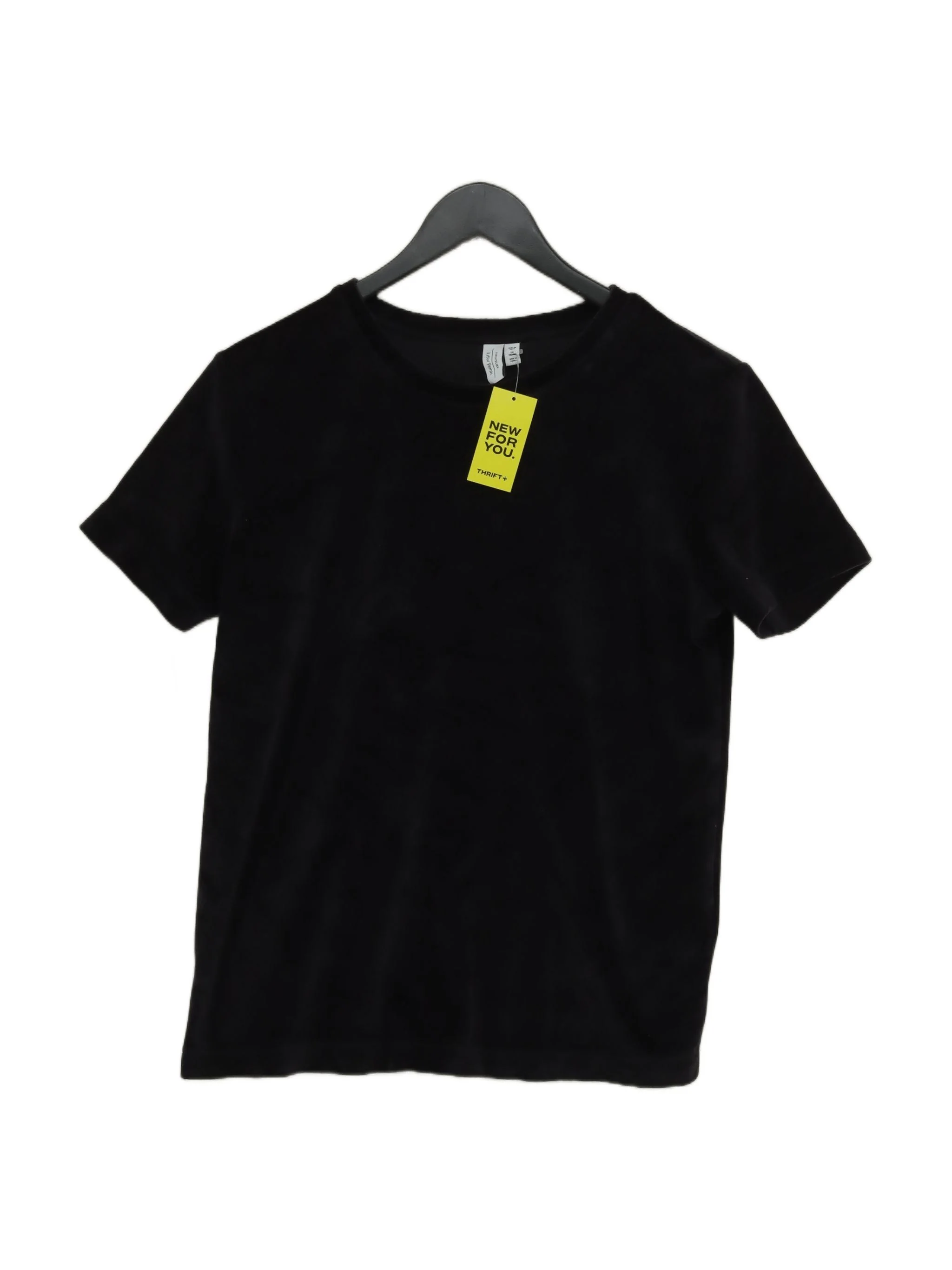 & Other Stories Men's T-Shirt S Black 100% Cotton Basic