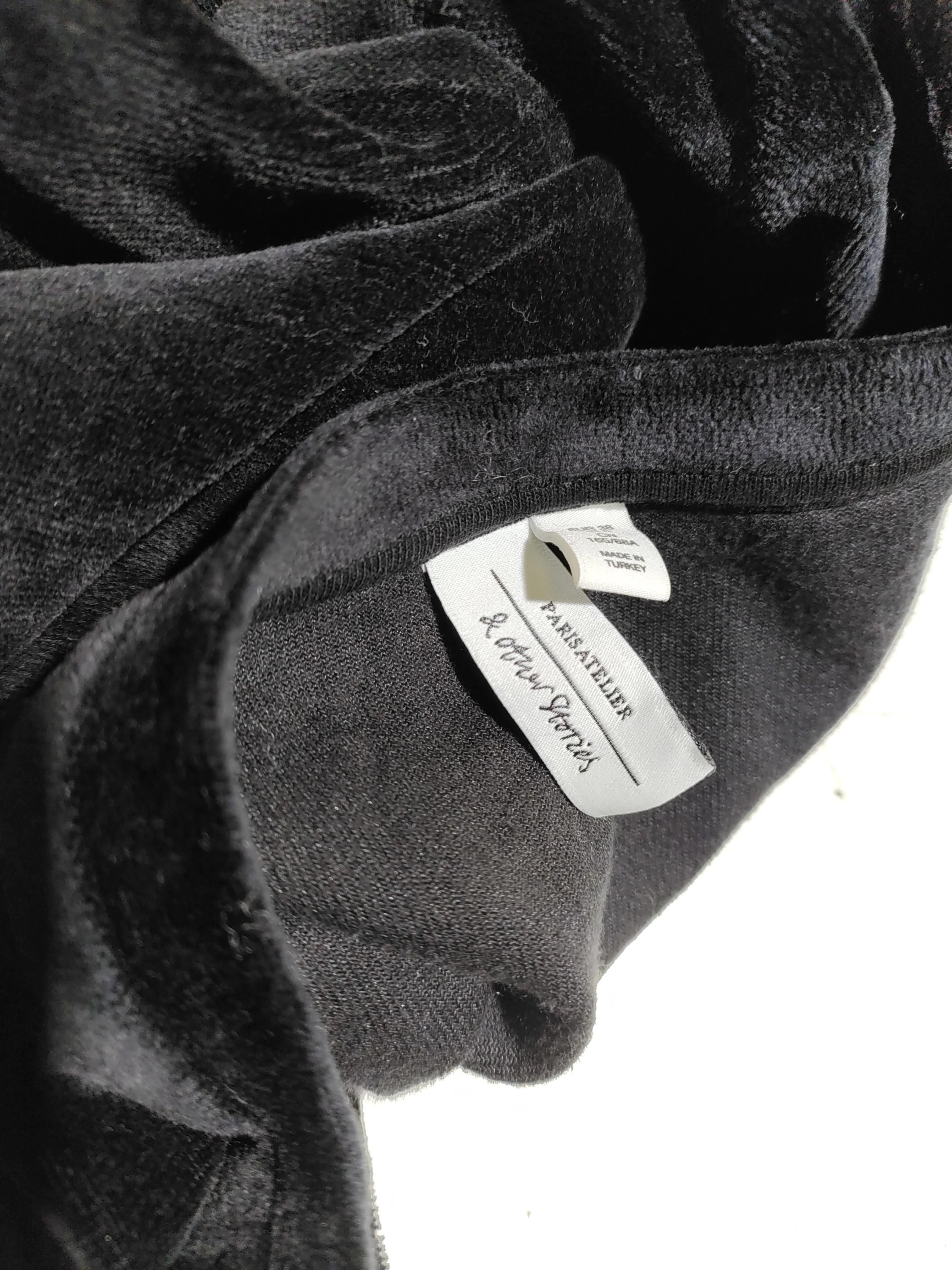 & Other Stories Men's T-Shirt S Black 100% Cotton Basic - Image 5
