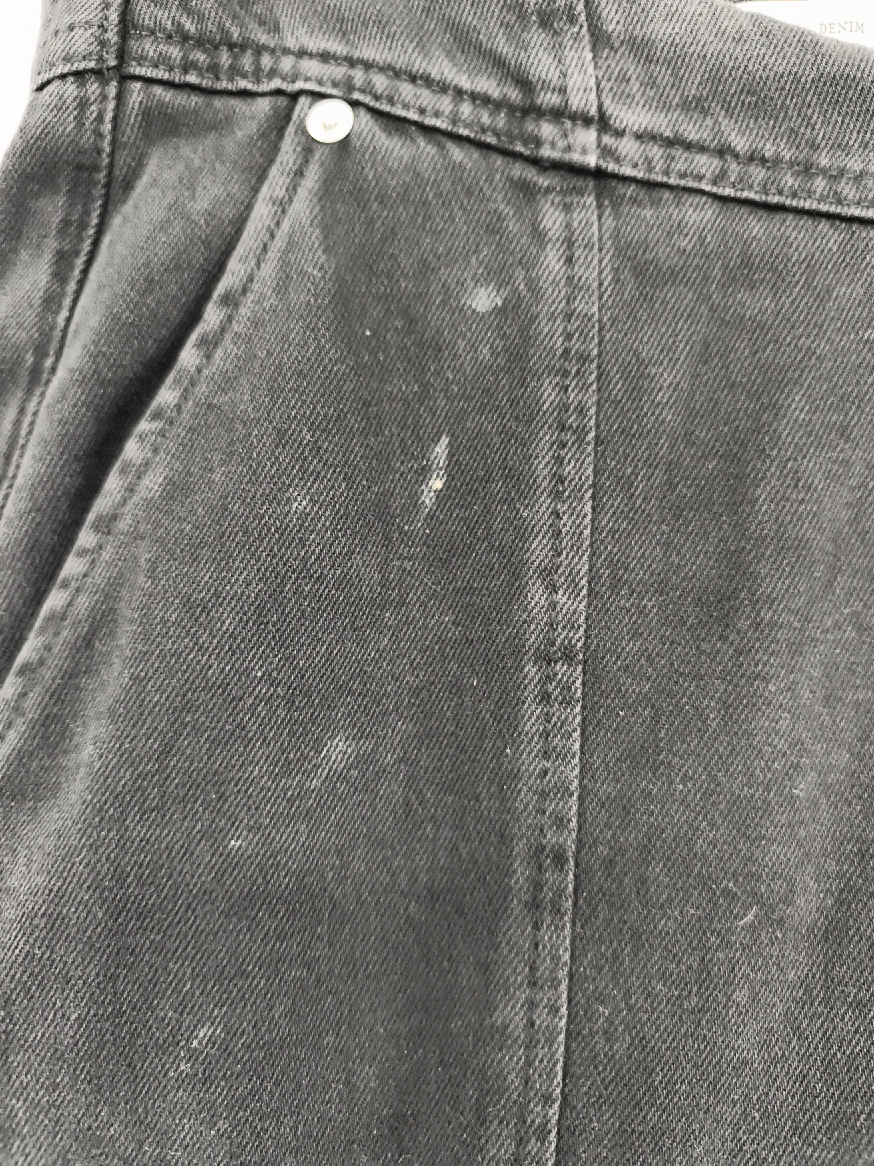 & Other Stories Men's Trousers W 28 in Black 100% Cotton Wide-Leg Chino - Image 5