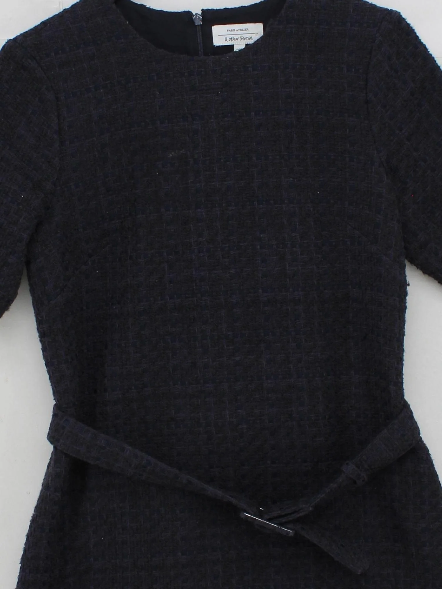 & Other Stories Mini Dress in Blue - Image 3