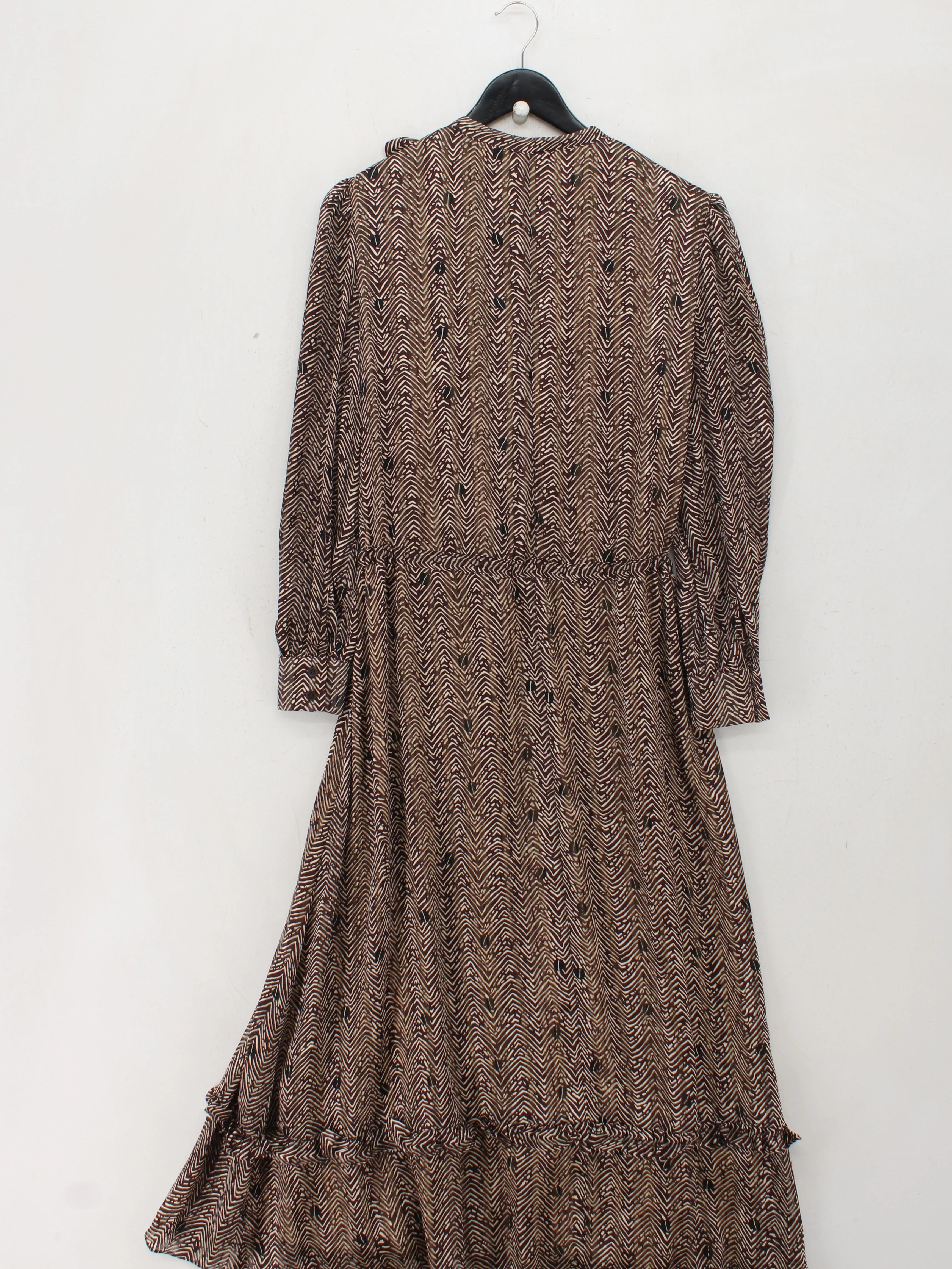 & Other Stories Shirt Midi Dress M in Brown - Image 2