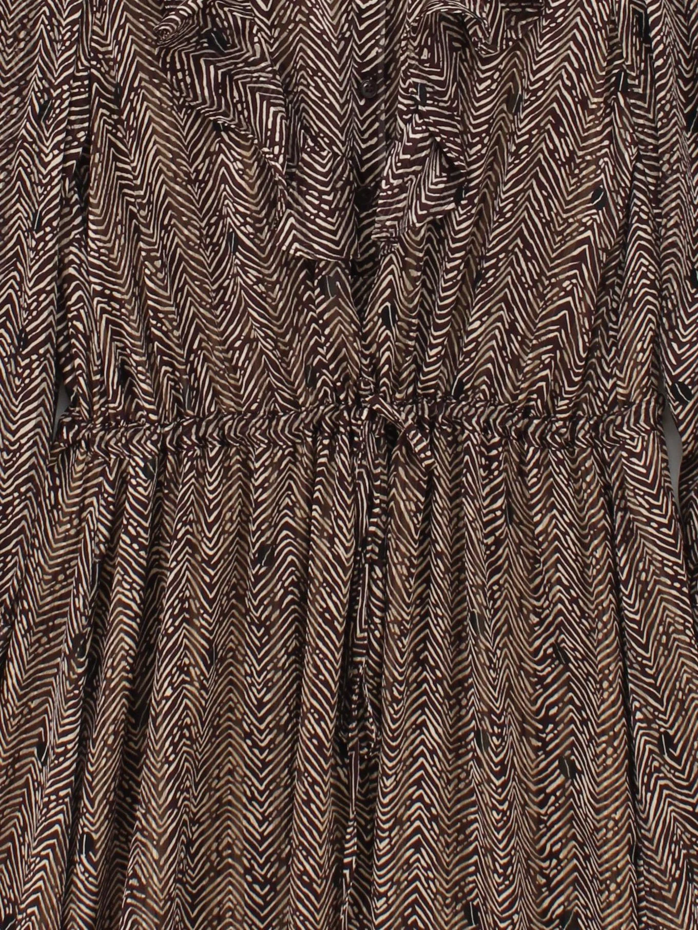 & Other Stories Shirt Midi Dress M in Brown - Image 3