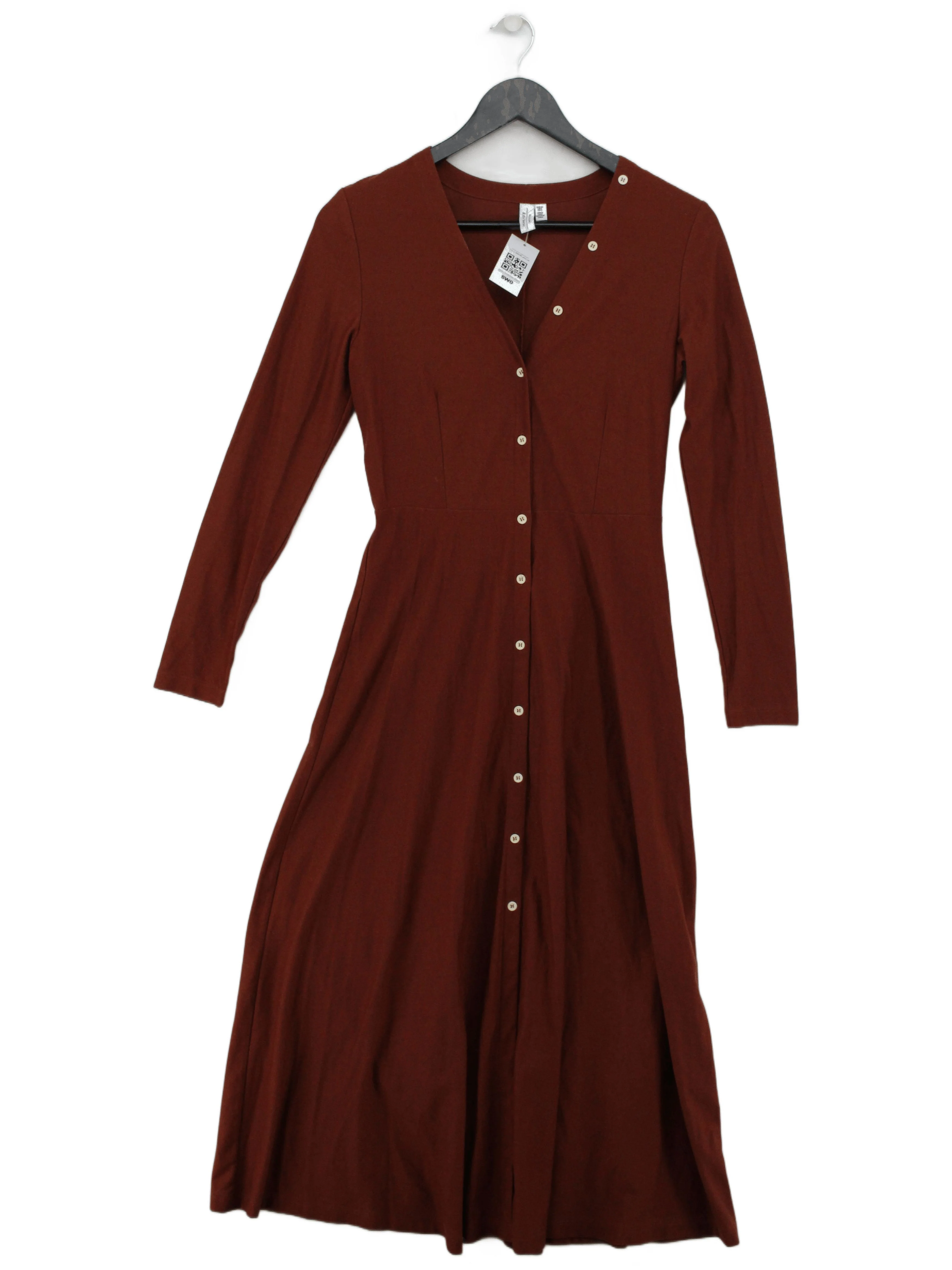 & Other Stories Shirt Midi Dress UK2 in Brown