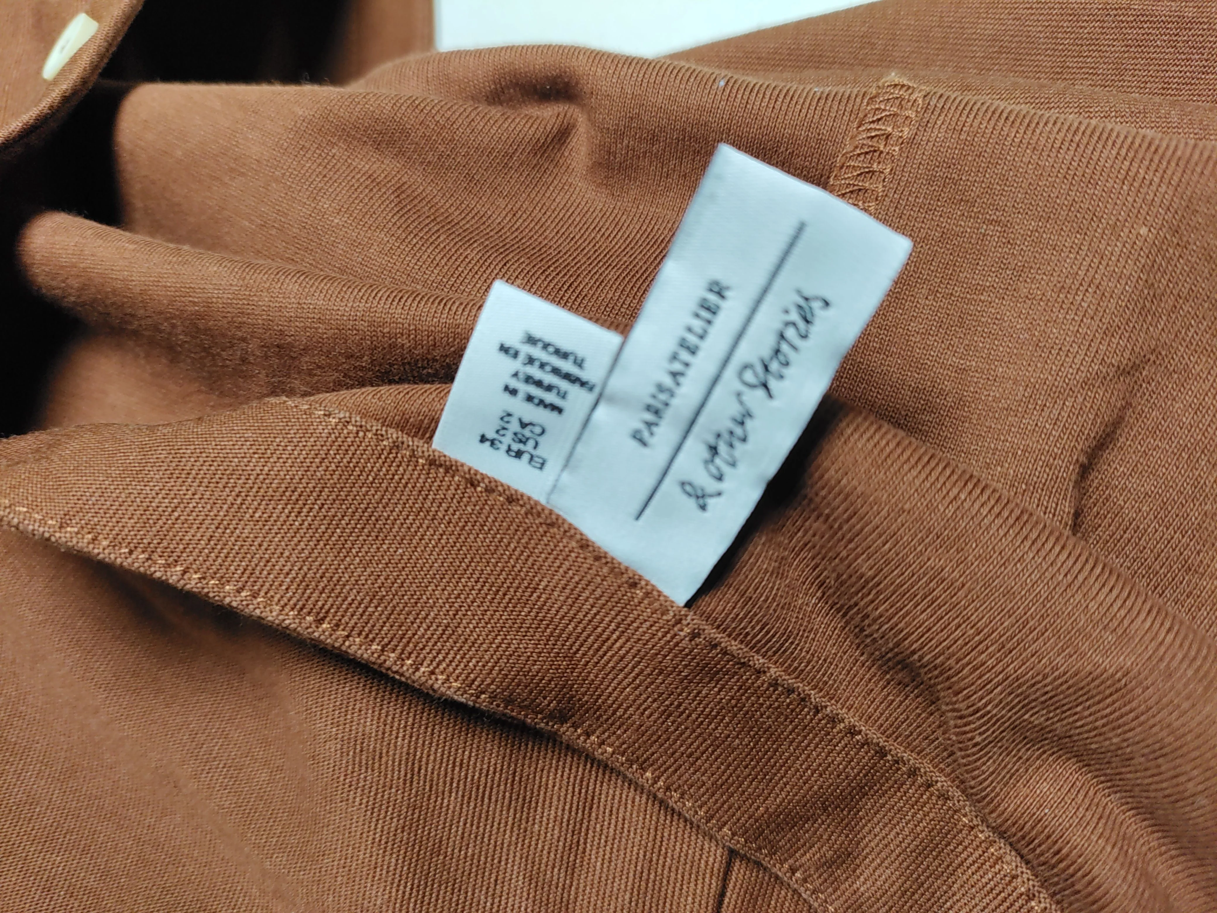 & Other Stories Shirt Midi Dress UK2 in Brown - Image 5