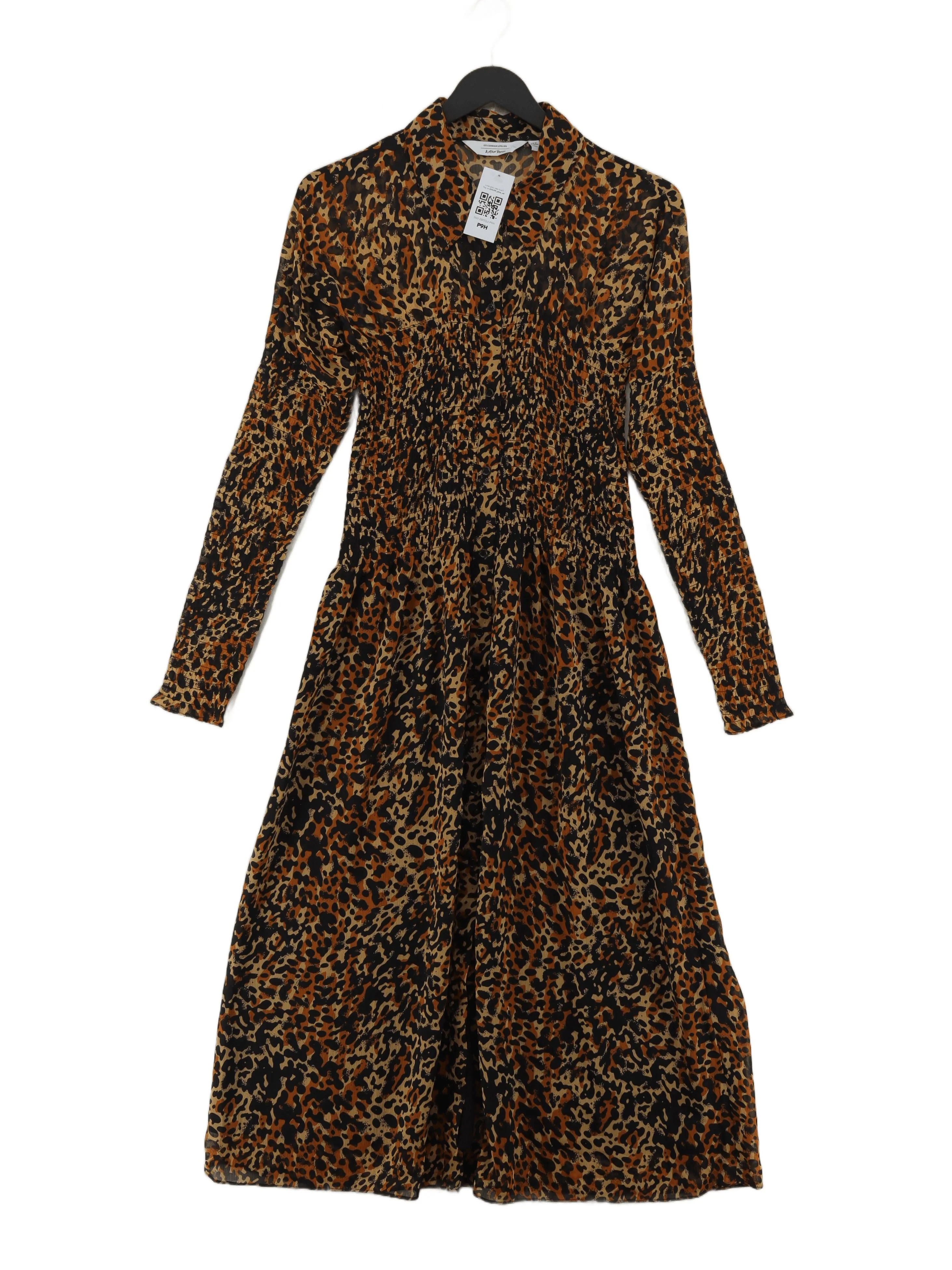 & Other Stories Shirt Midi Dress UK8 in Multi