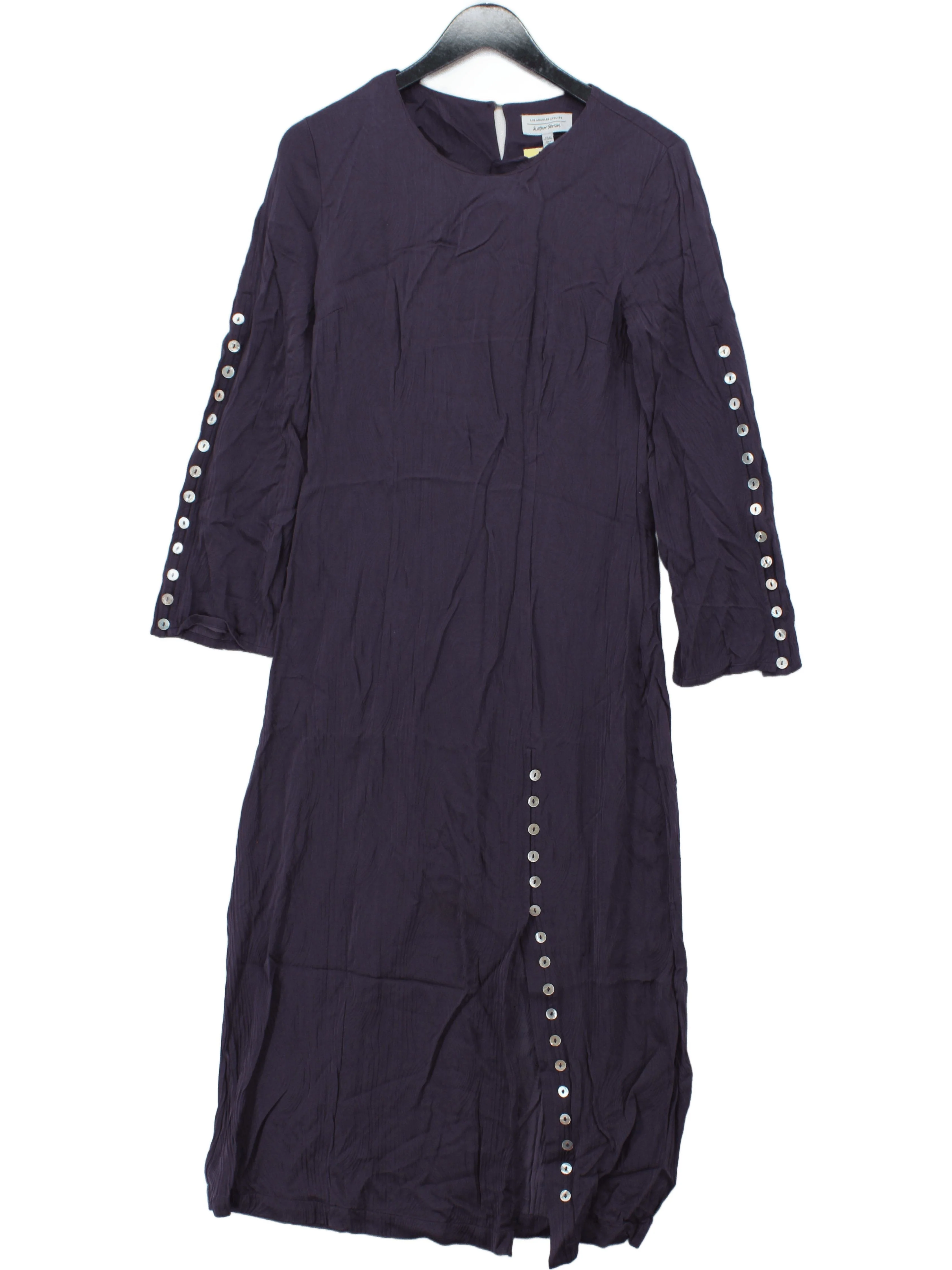 & Other Stories Shirt Midi Dress UK8 in Purple