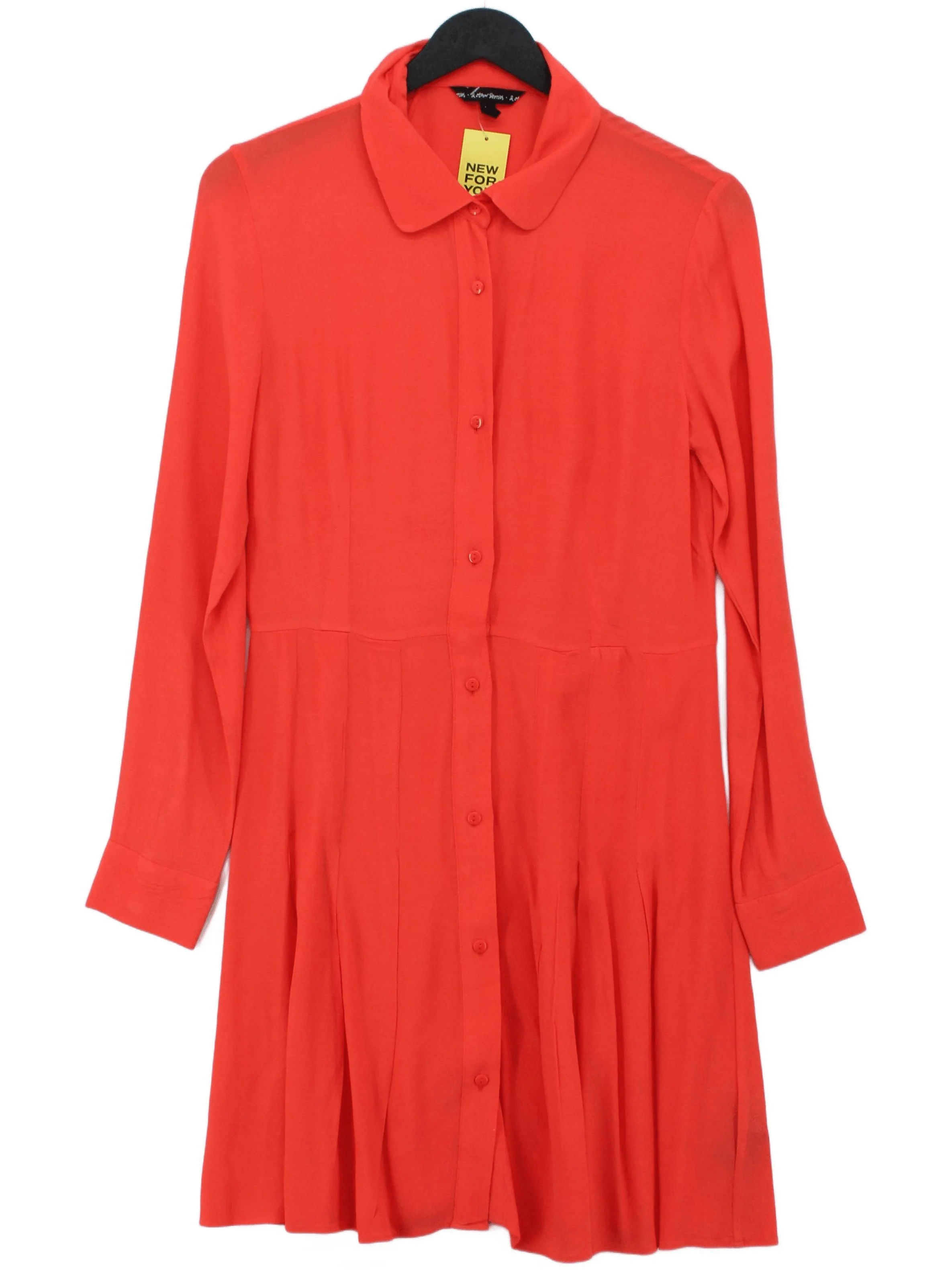 & Other Stories Shirt Mini Dress in Orange