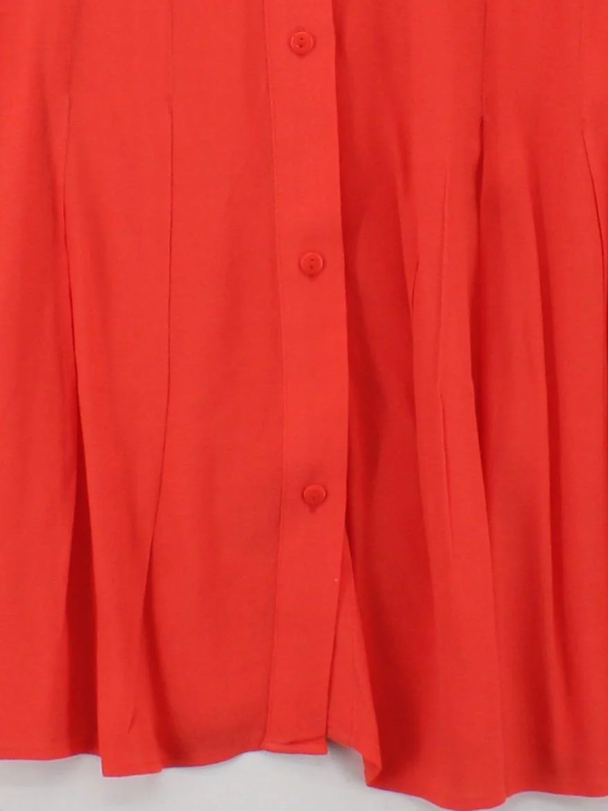 & Other Stories Shirt Mini Dress in Orange - Image 4