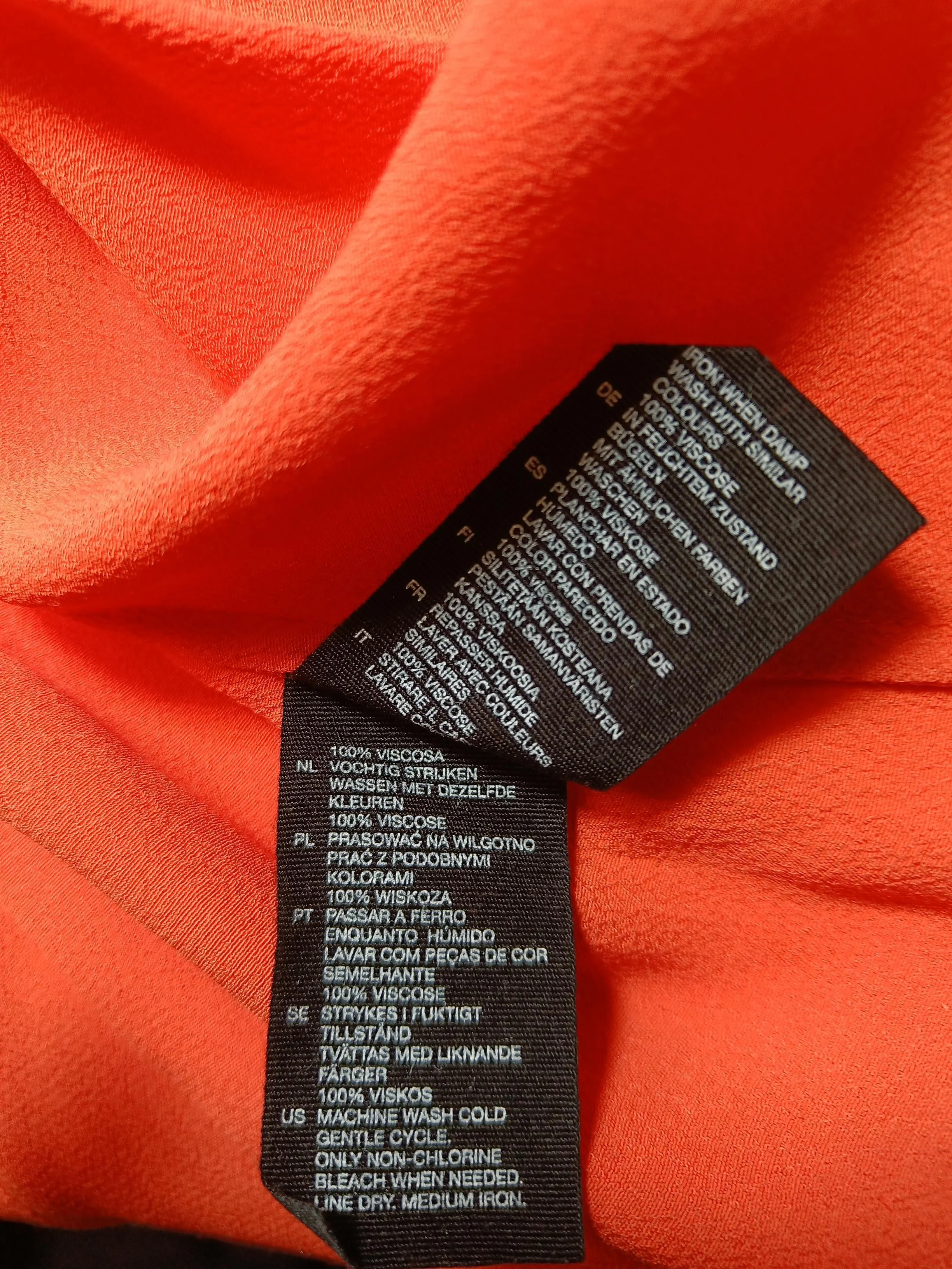 & Other Stories Shirt Mini Dress in Orange - Image 6