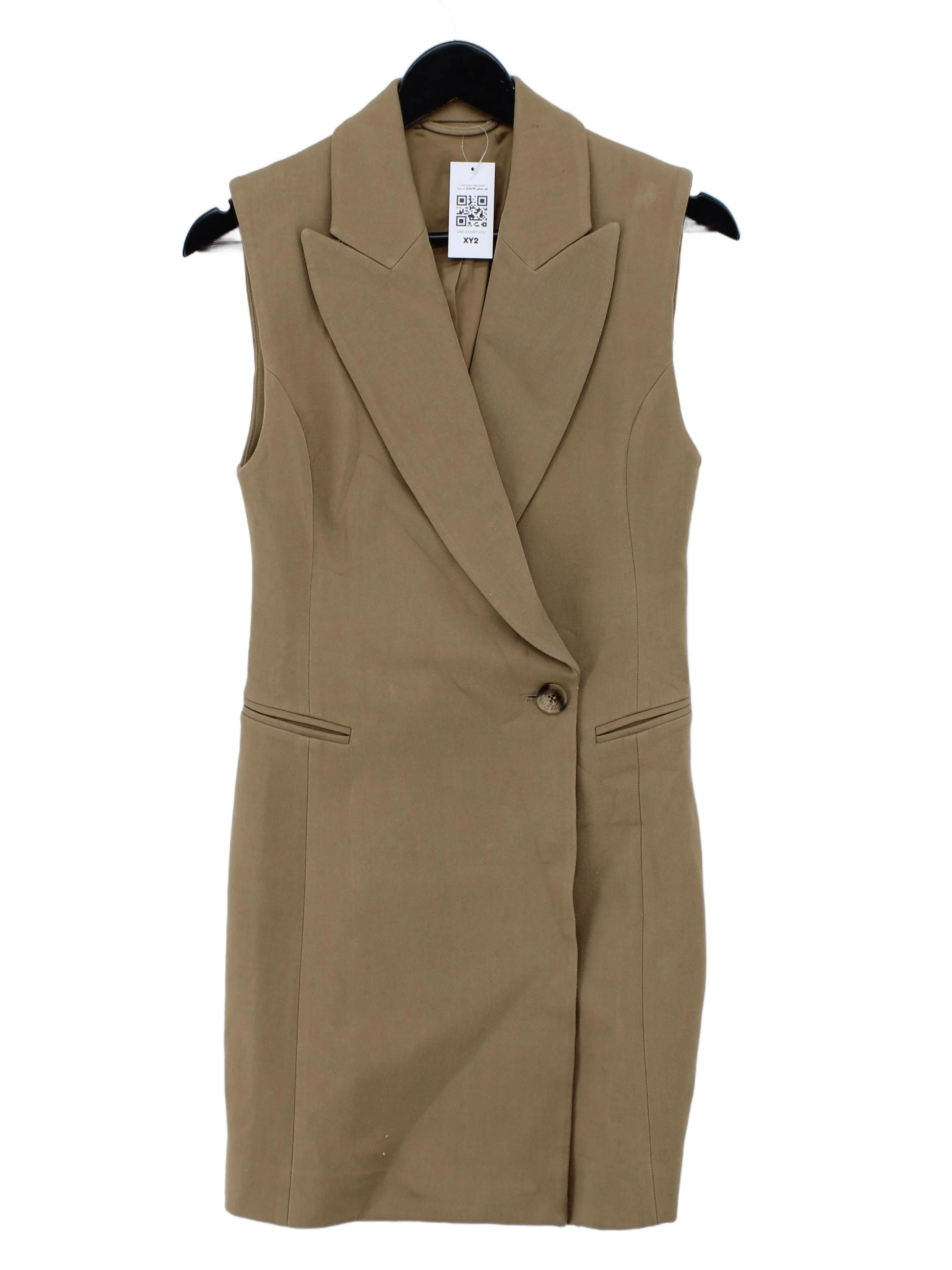 & Other Stories Shirt Mini Dress in Tan