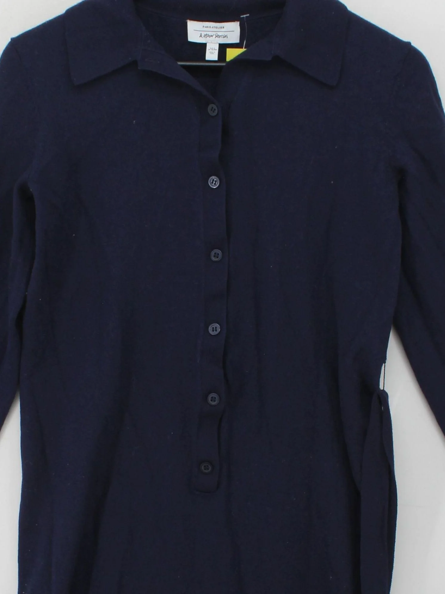 & Other Stories Shirt Mini Dress S in Blue - Image 3