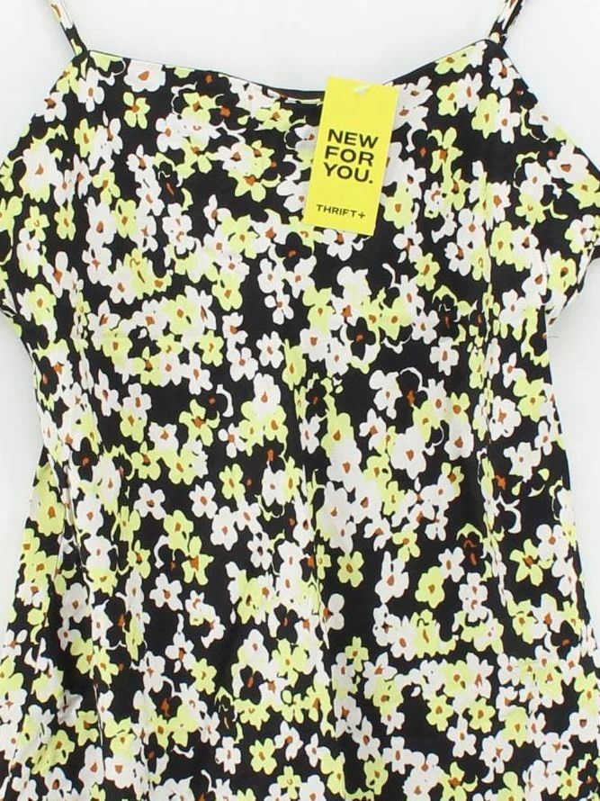 & Other Stories Skater Mini Dress in Black - Image 3