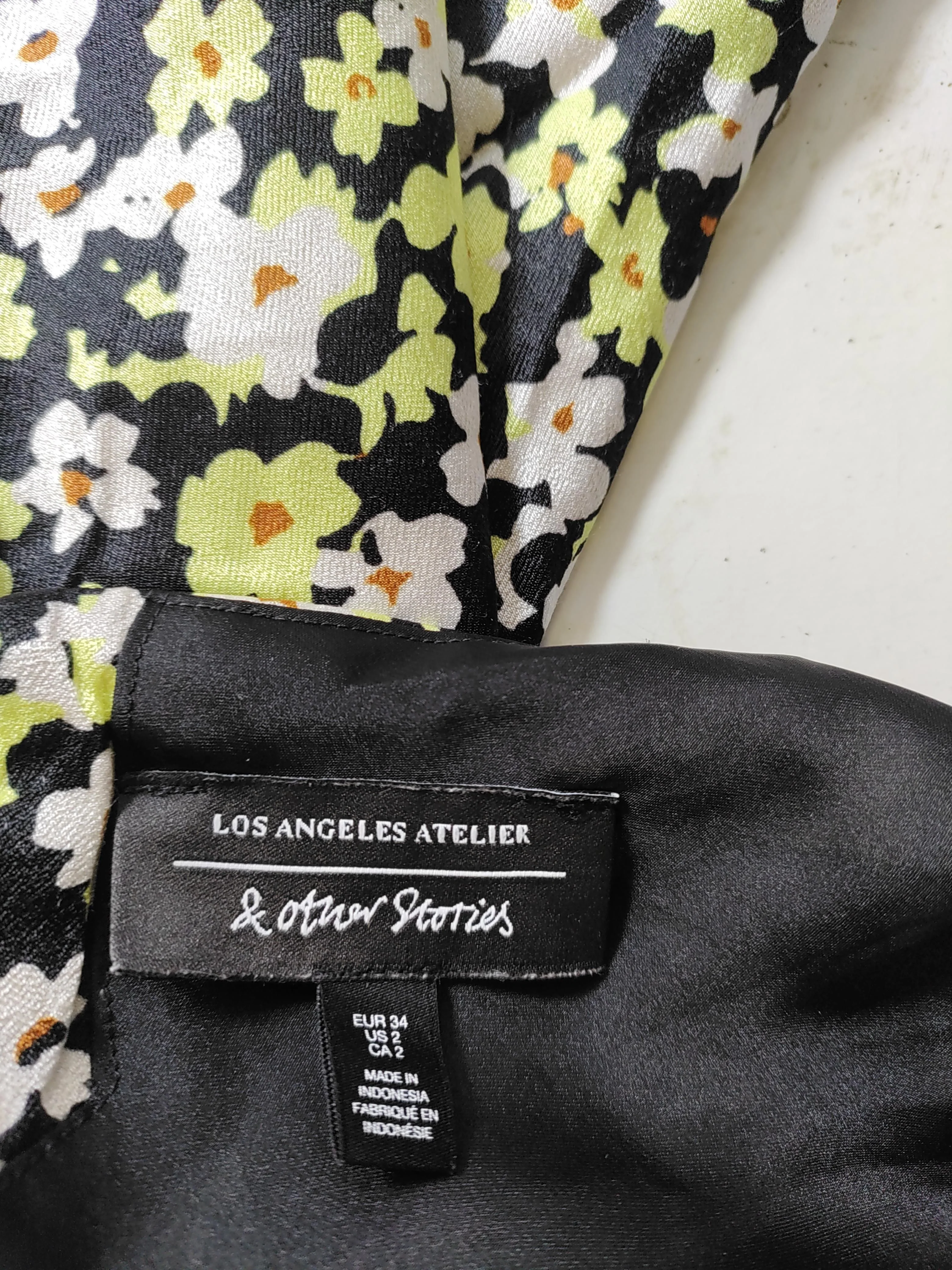 & Other Stories Skater Mini Dress in Black - Image 5