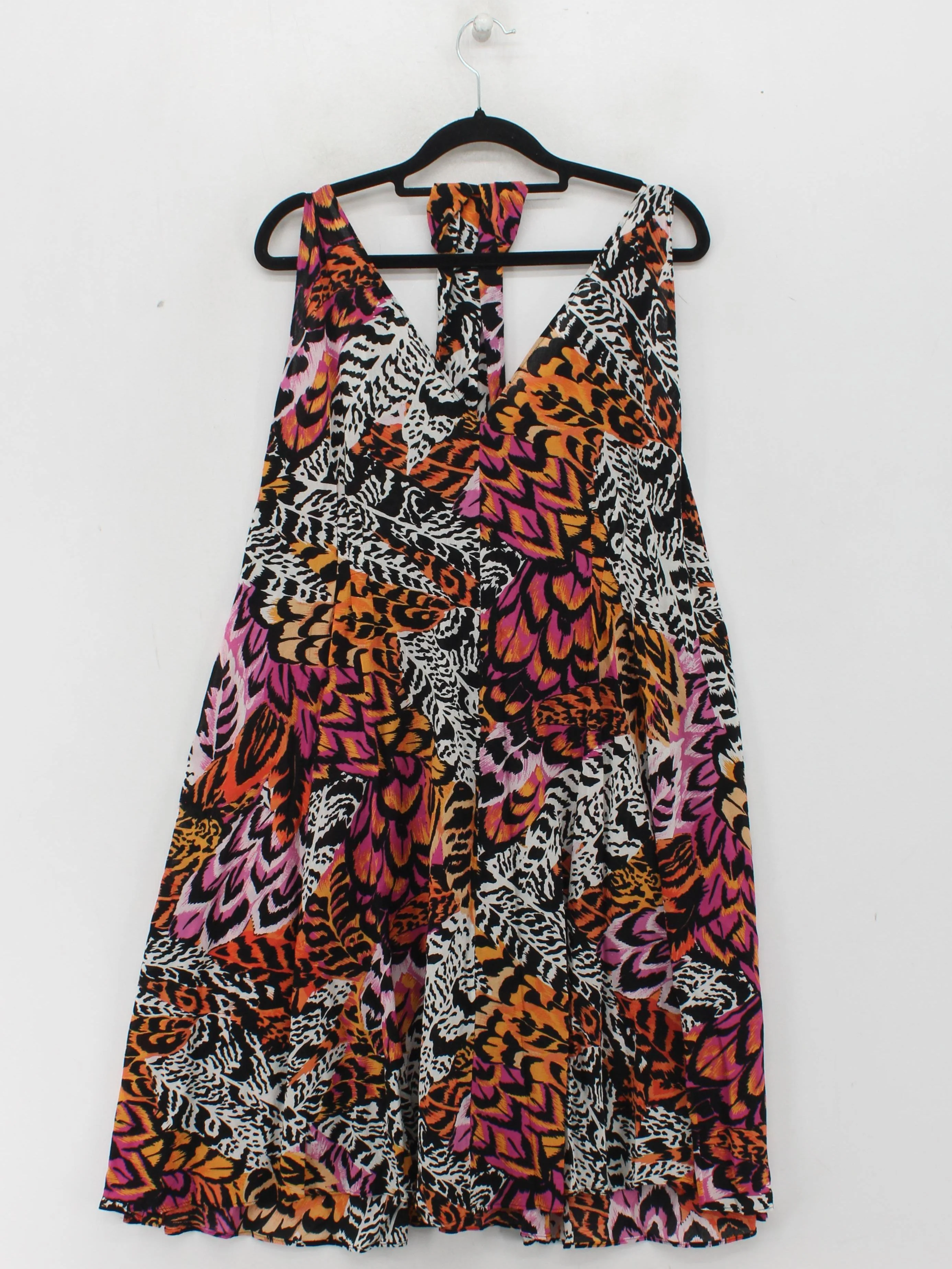 & Other Stories Skater Mini Dress in Multi - Image 2