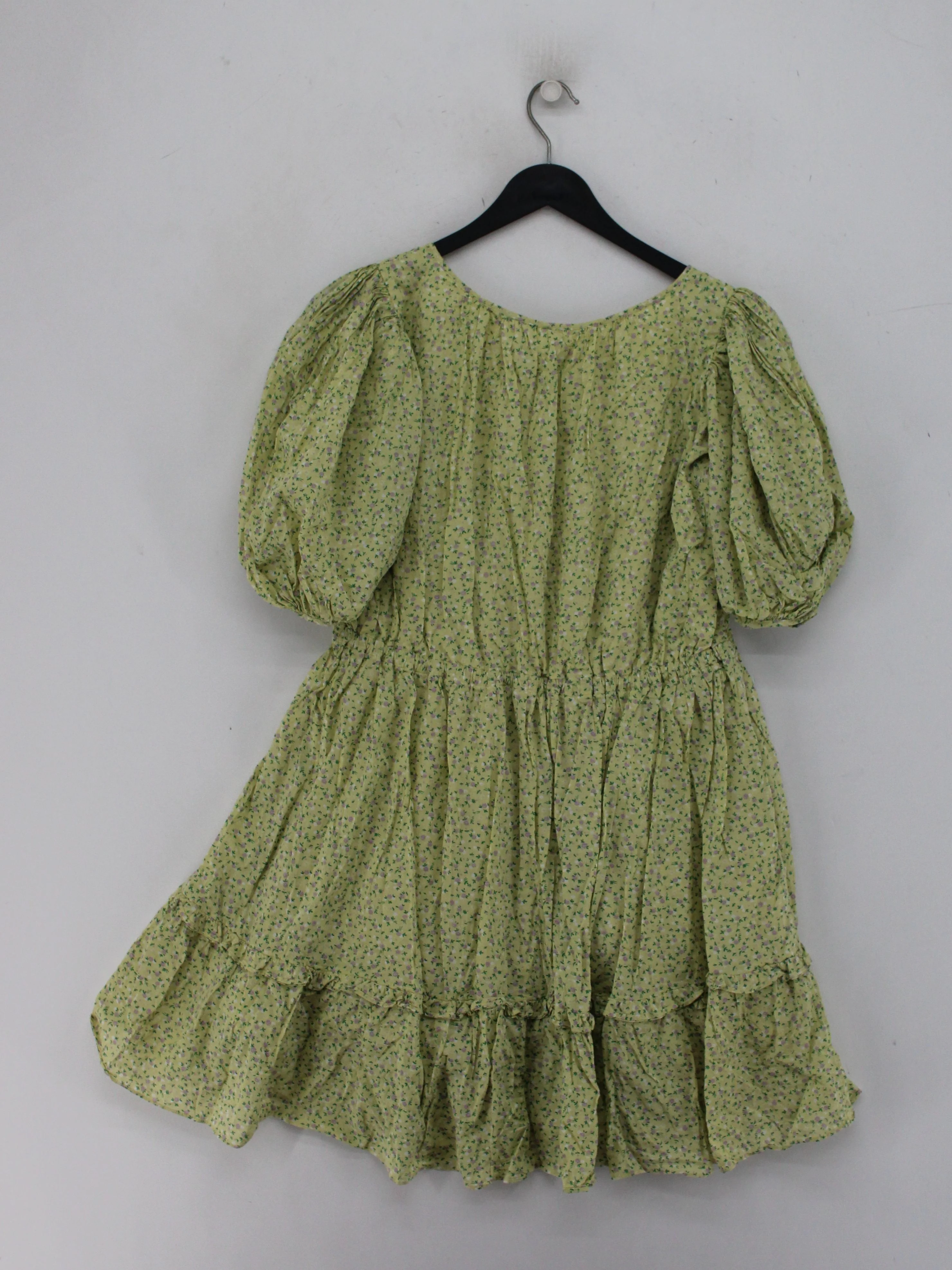 & Other Stories Skater Mini Dress UK8 in Green - Image 2